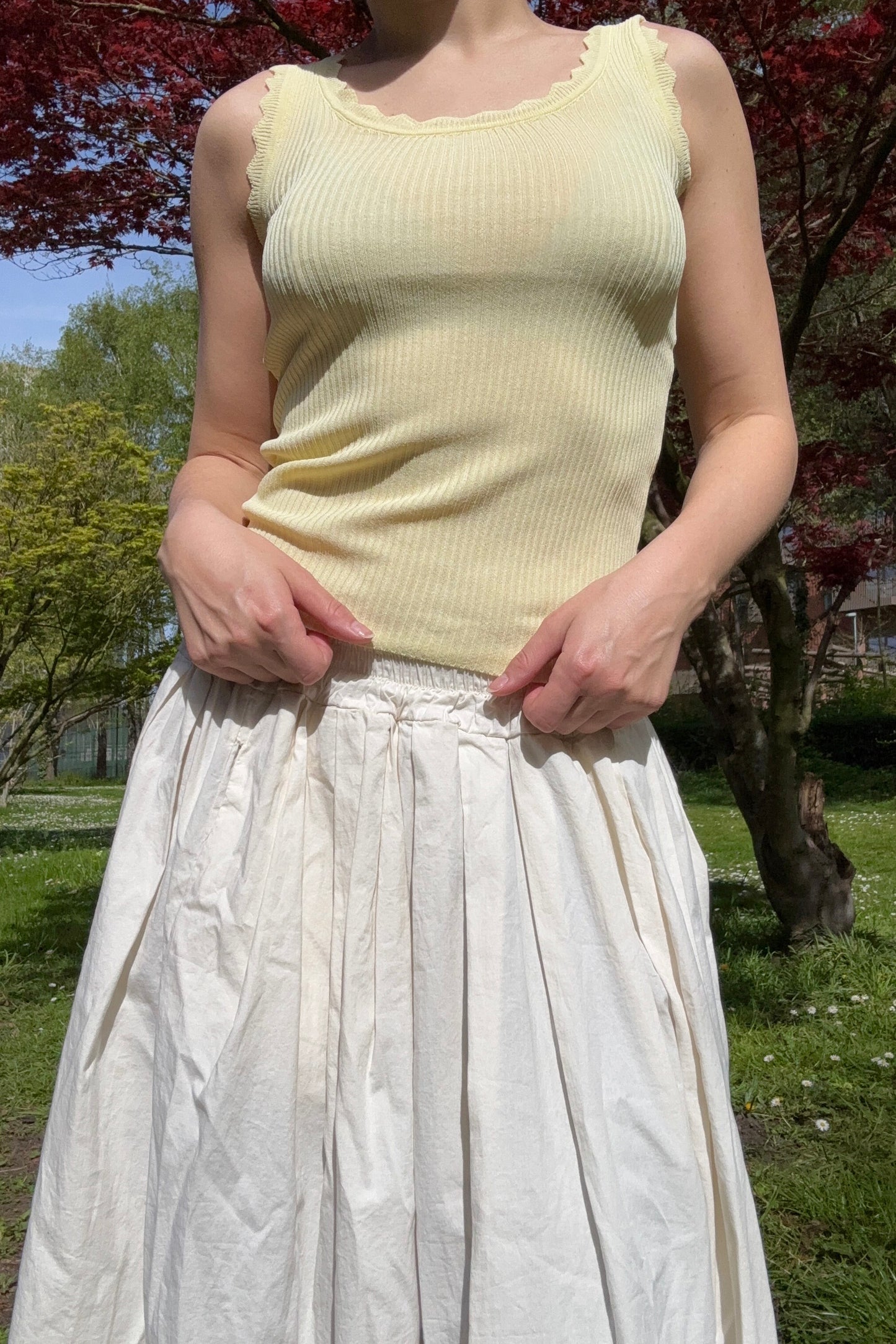 Andrea Tank Top -Lemon - Øst London