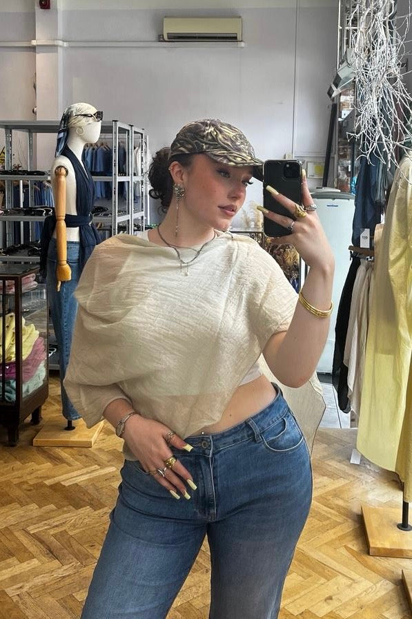 Astrid High Waist Jeans -Mid Blue - Øst London