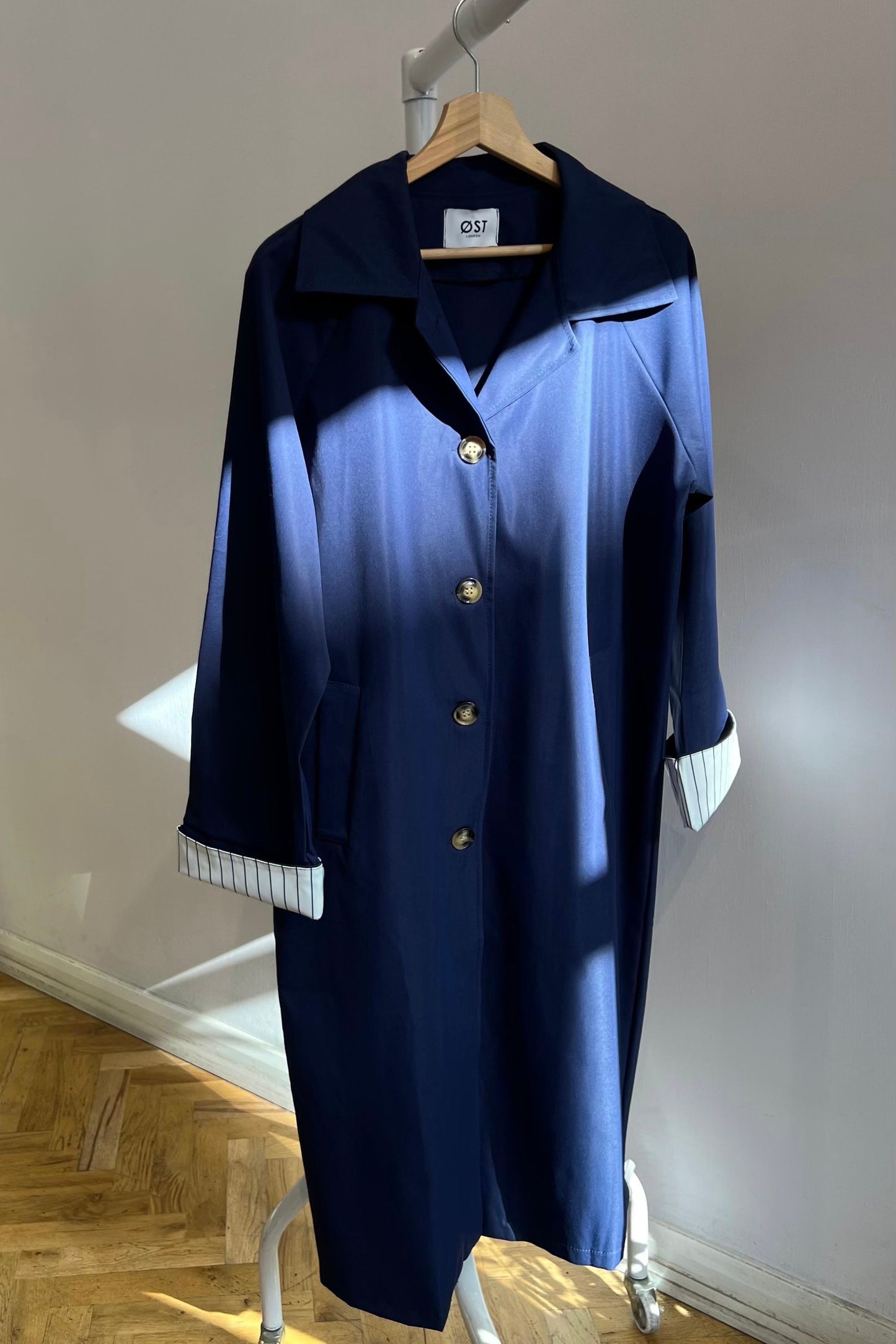 Luna Trench Coat -Navy