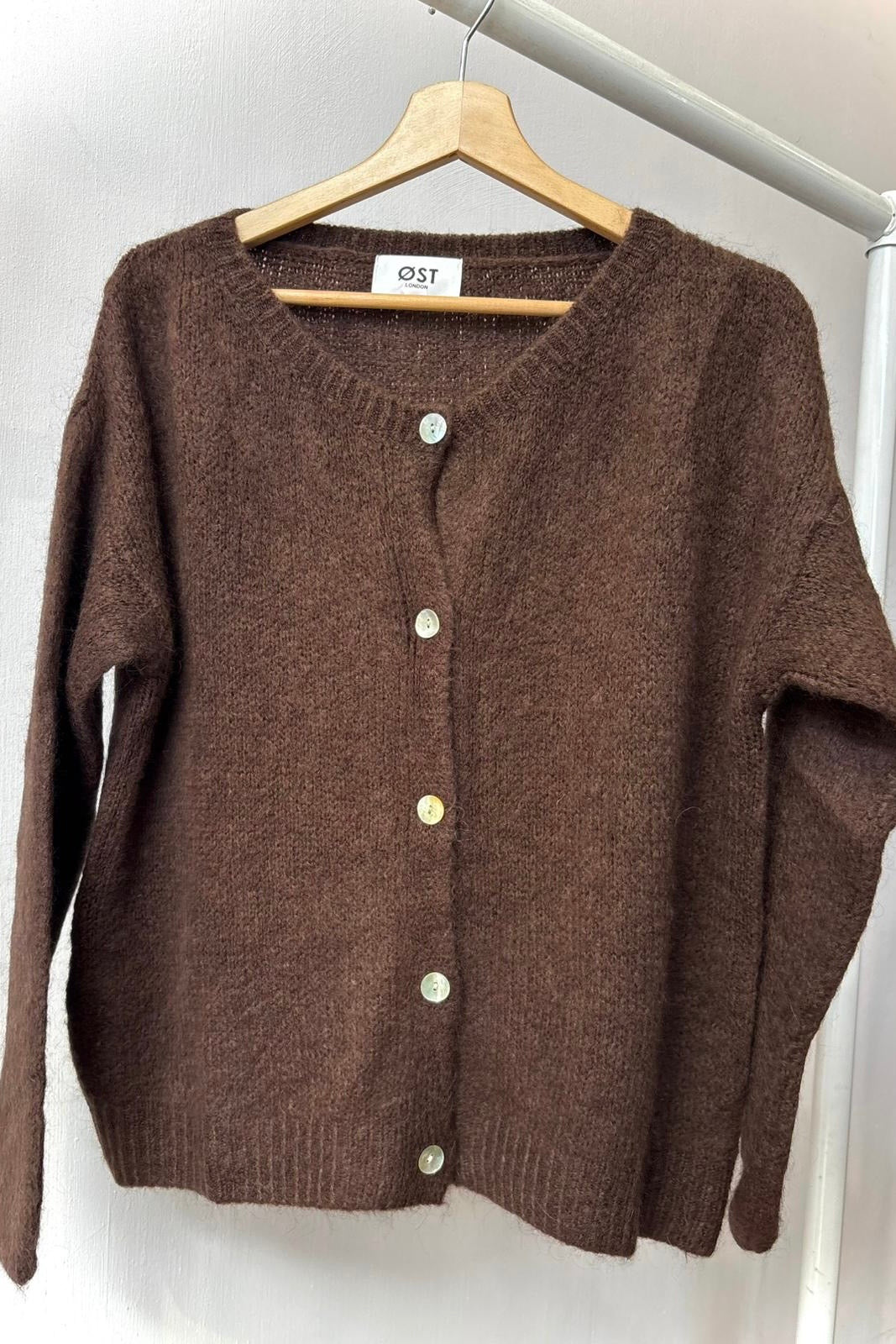 Josefine Mohair Cardigan -Brown