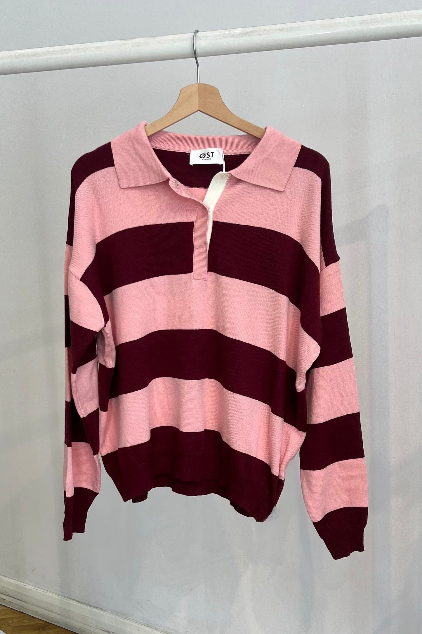 Kamille Jumper -Bordeaux/Pink