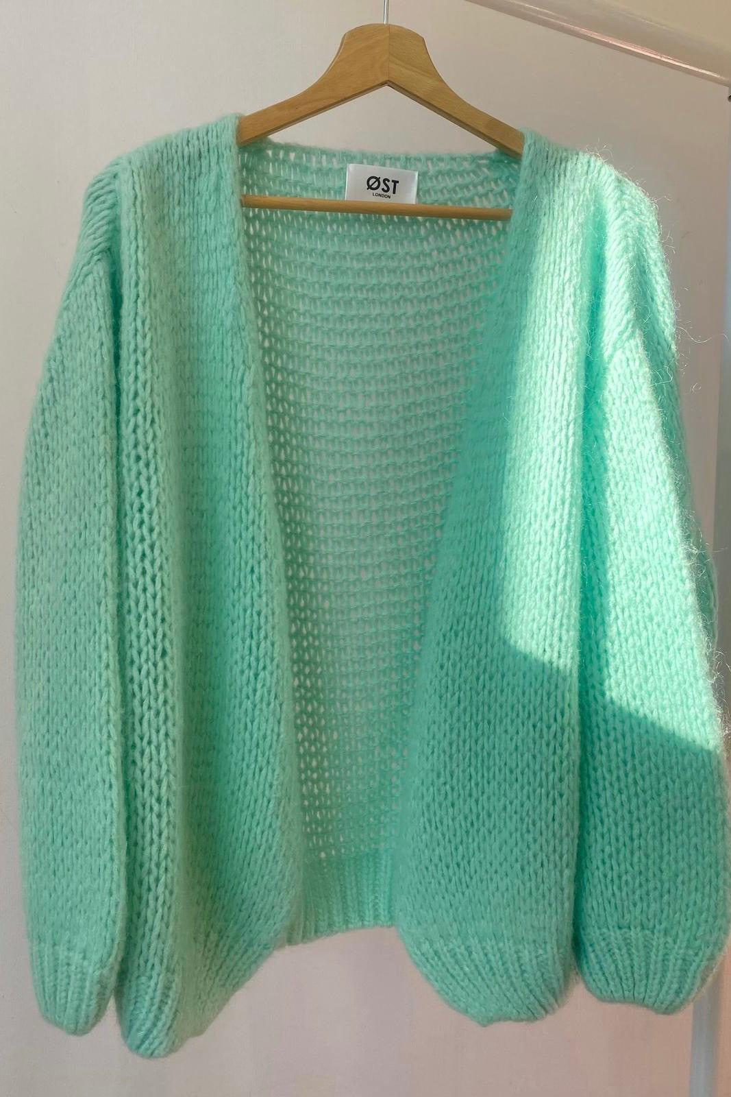 Smila Mohair Cardigan -Spring Green