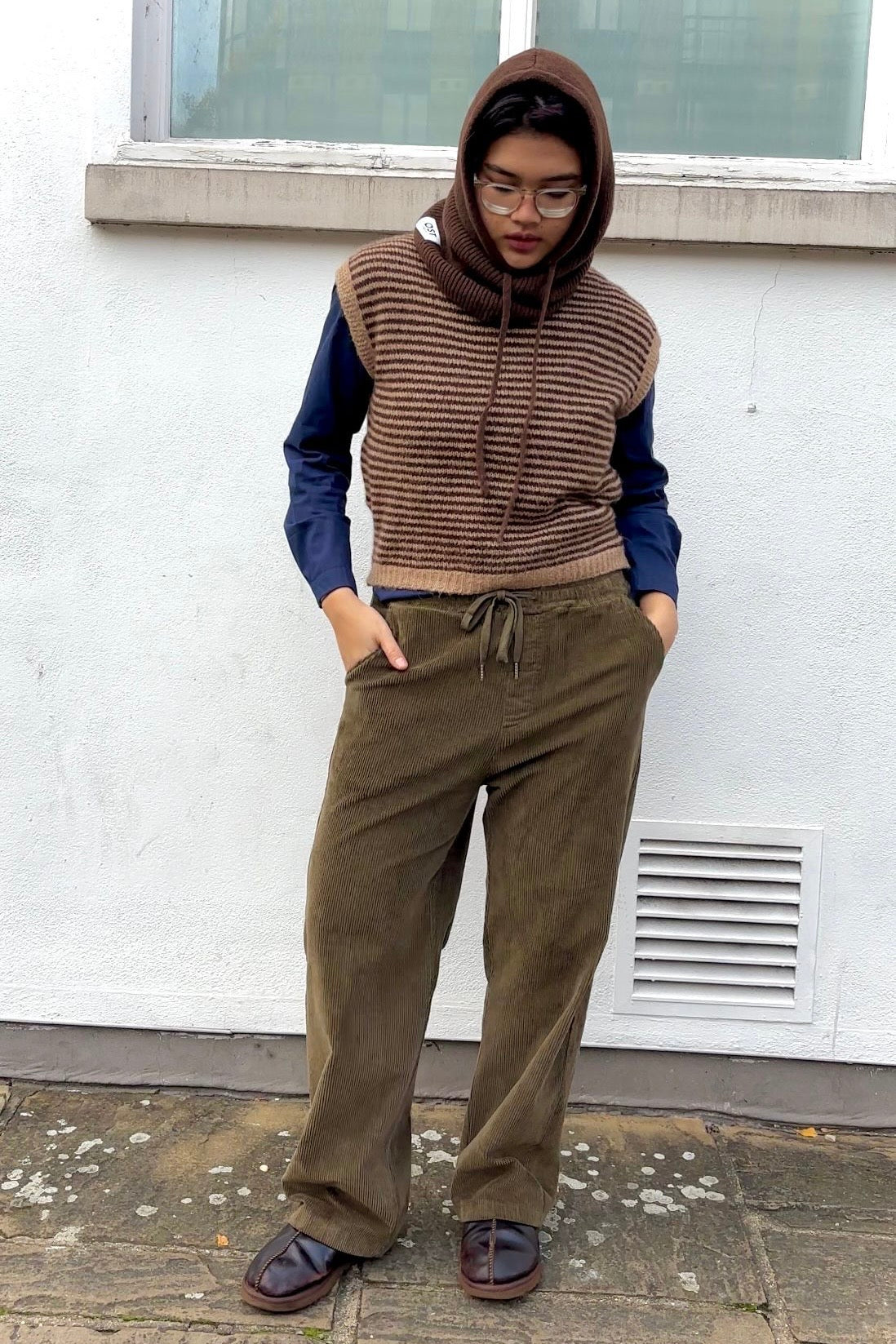 Rikke Cashmere Balaclava -Brown