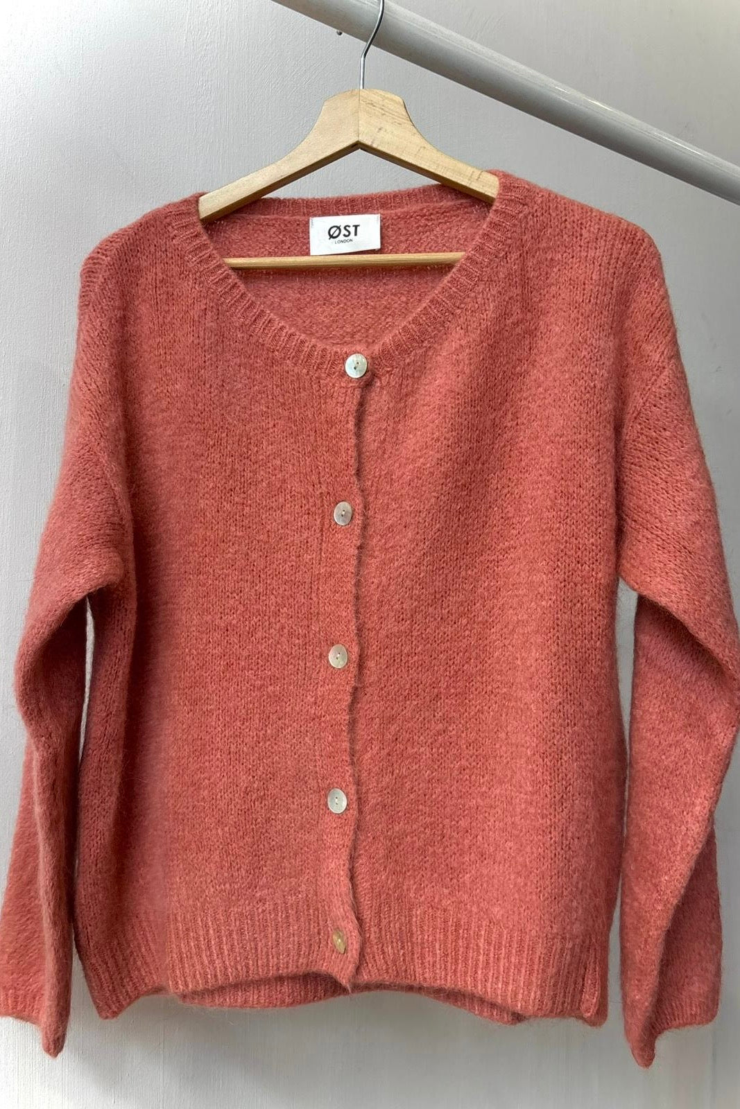 Josefine Mohair Cardigan -Rosa