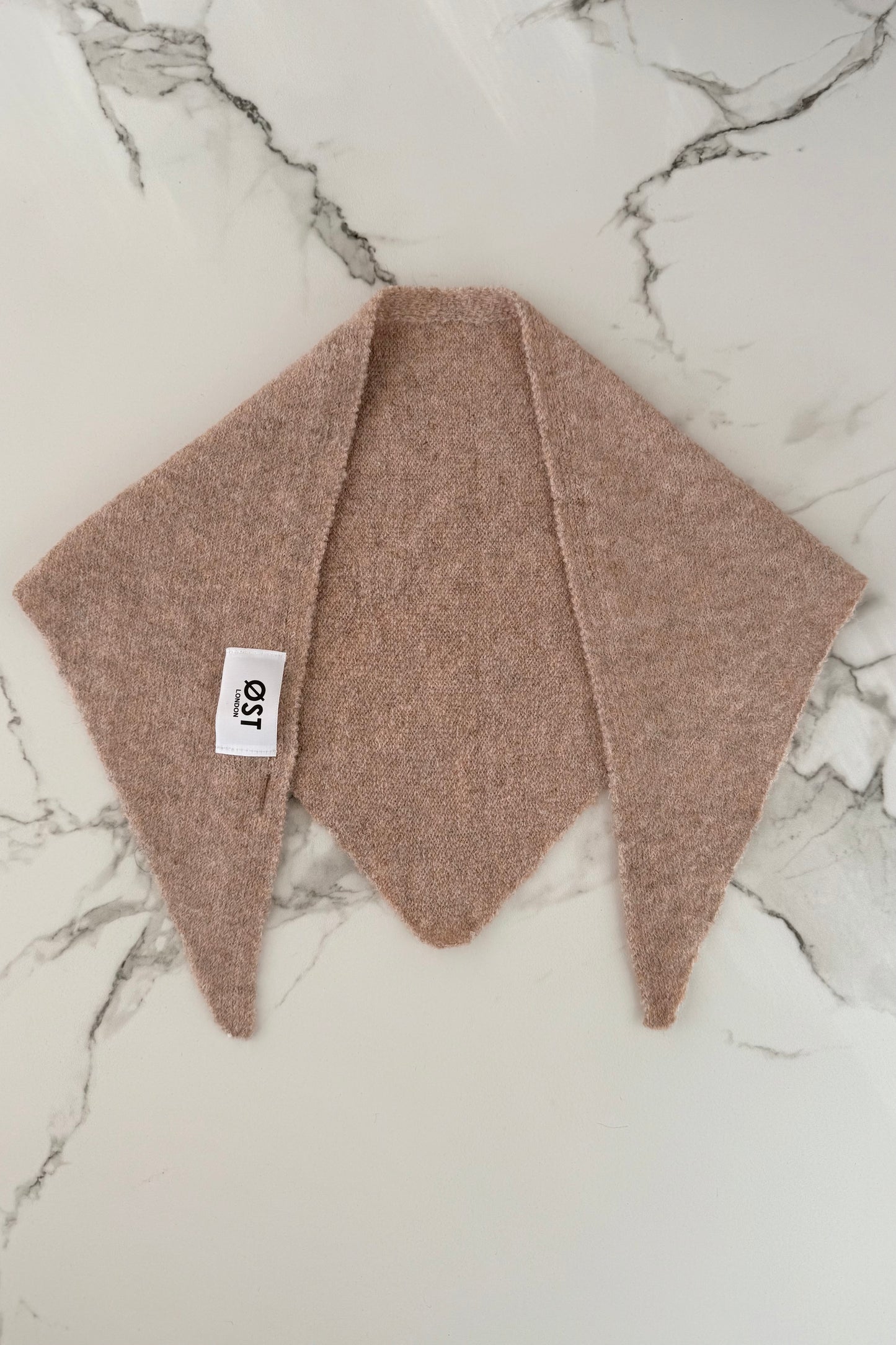 Mynte Triangel Scarf -Taupe