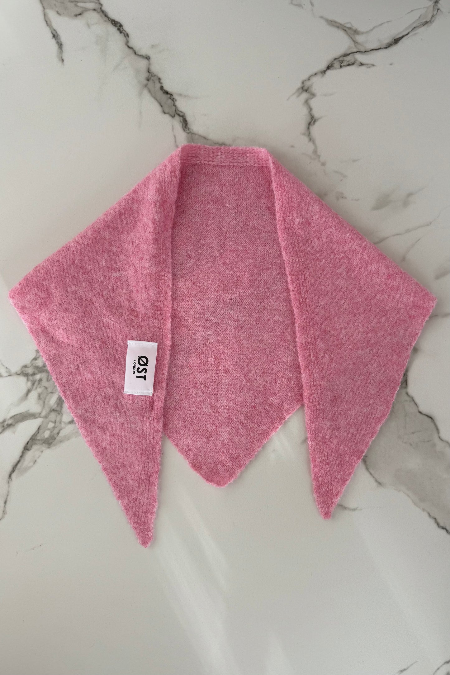 Mynte Triangel Scarf -Candy Pink