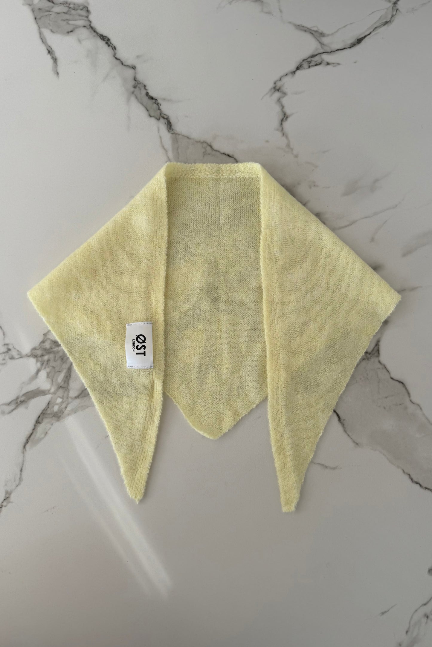 Mynte Triangel Scarf -Lemon