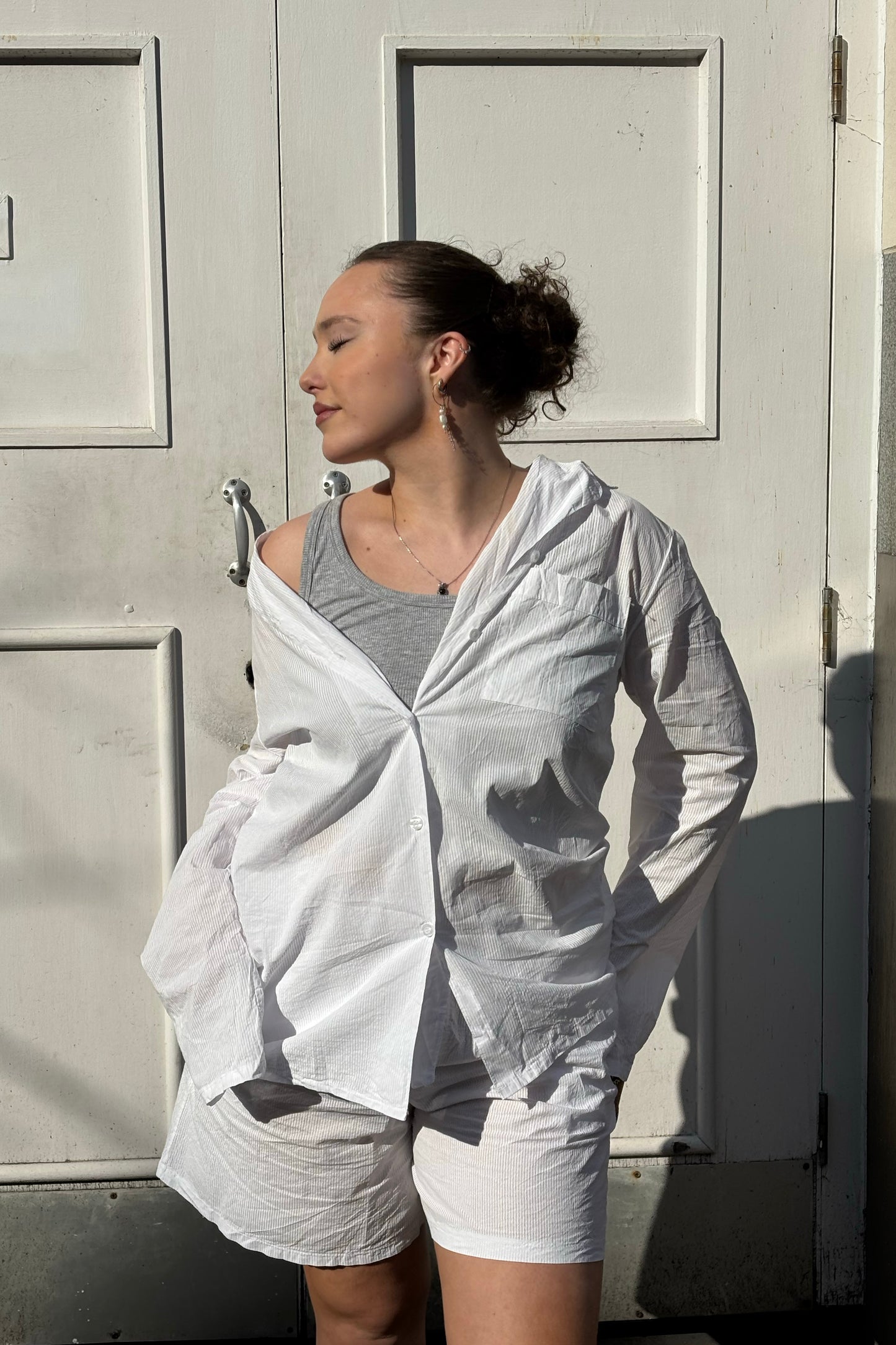 Pyjama style set cotton