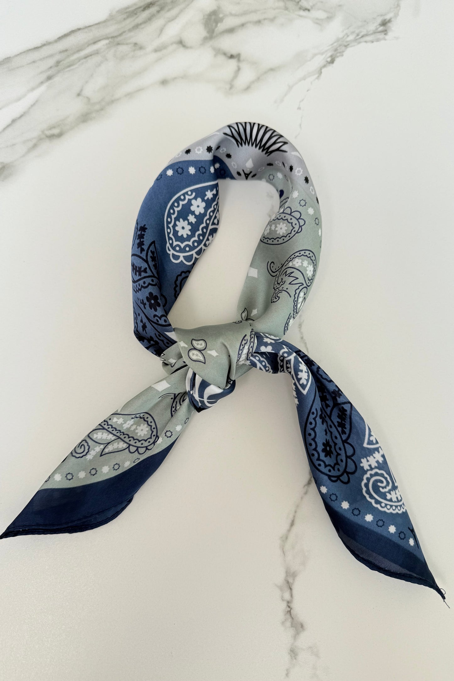 Vilja Scarf -Retro Blue