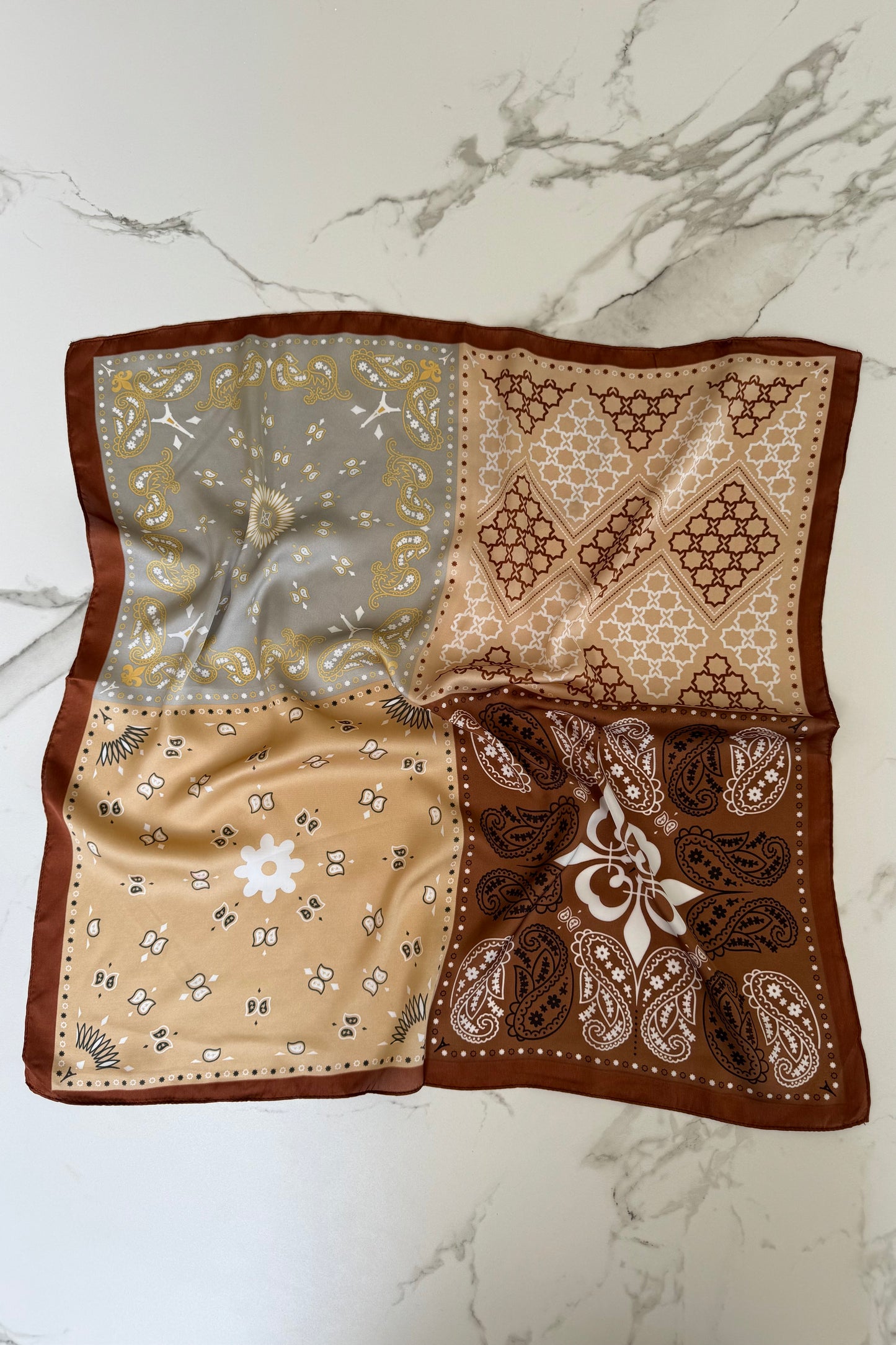 Vilja Scarf -Retro Brown