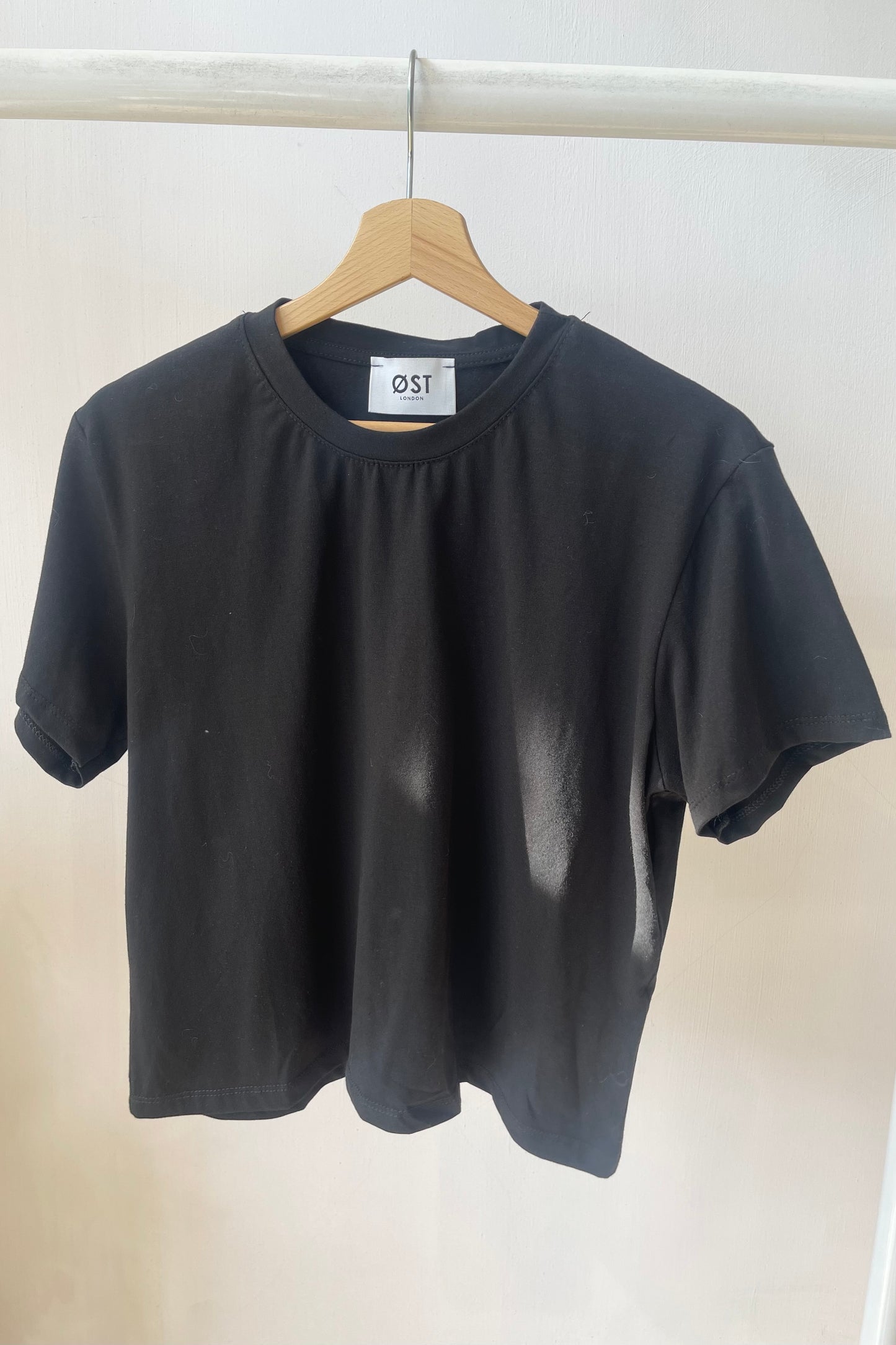Emma Crop Tee -Black