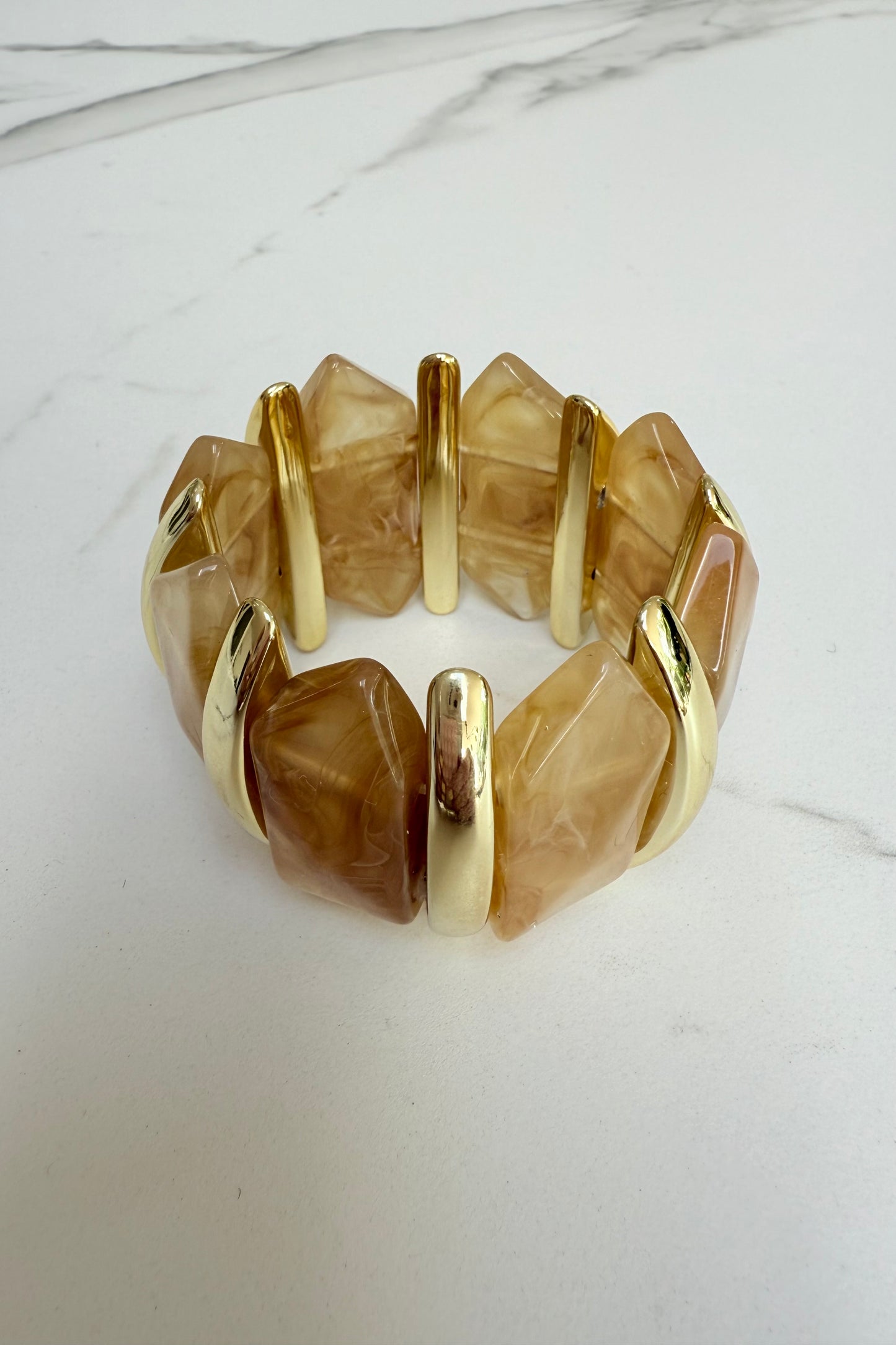 Amber Gold Bangle