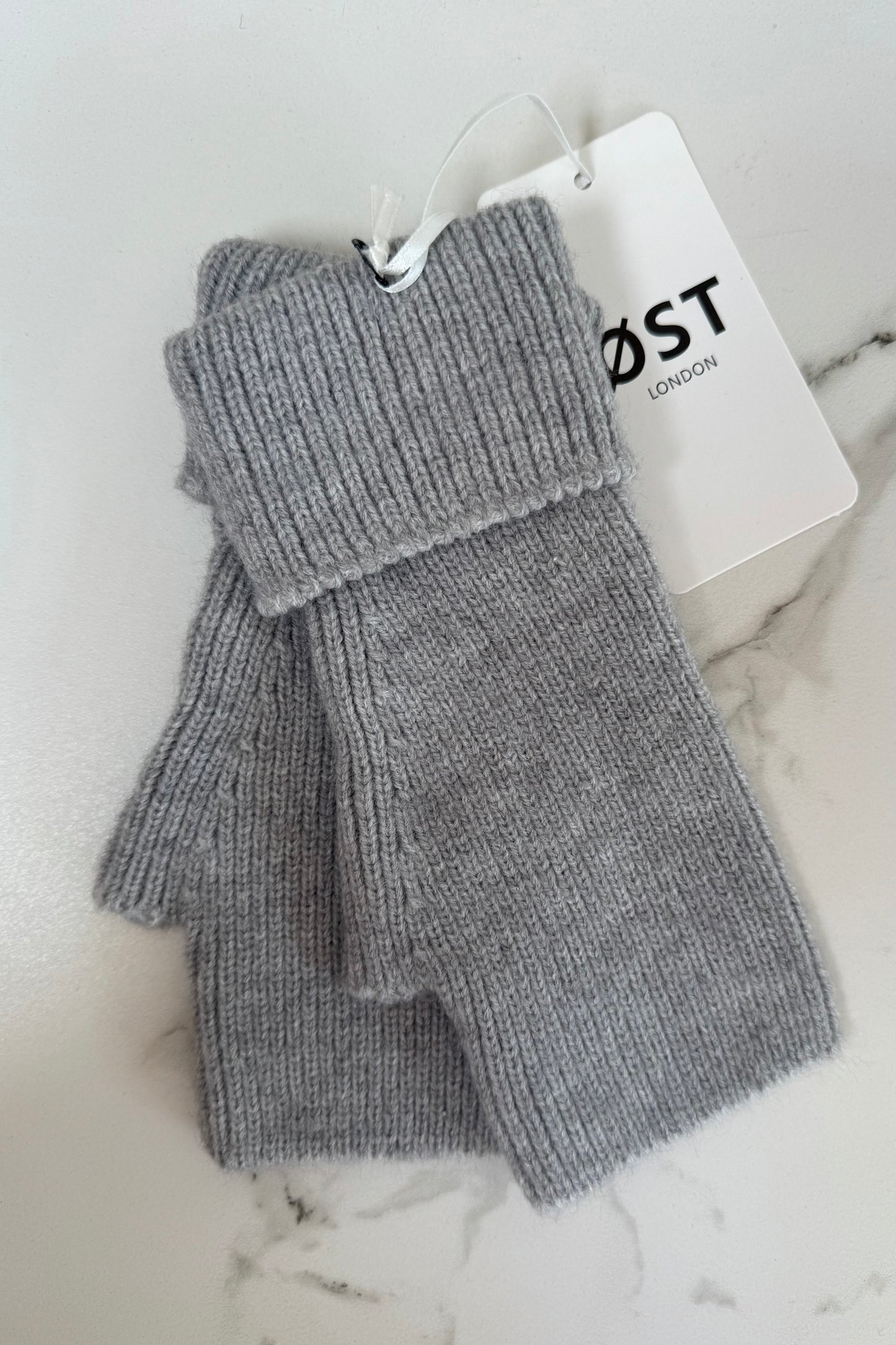 Ellen Wool Mittens -Grey