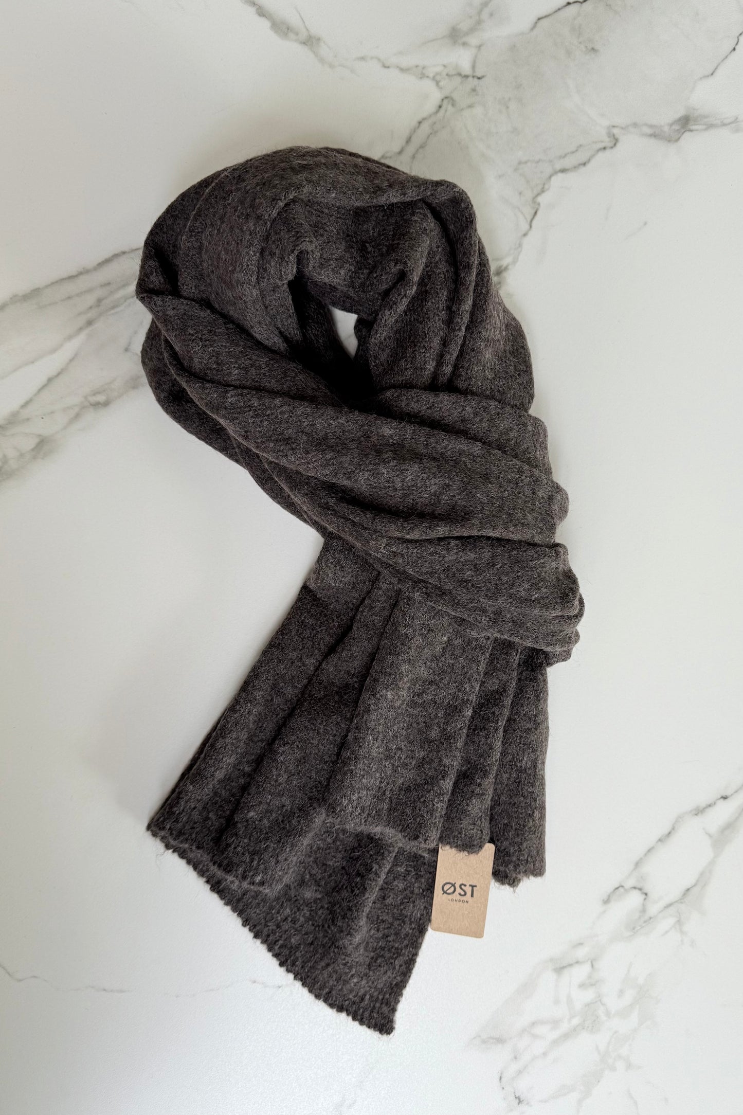 Copenhagen Wool Scarf -Brown