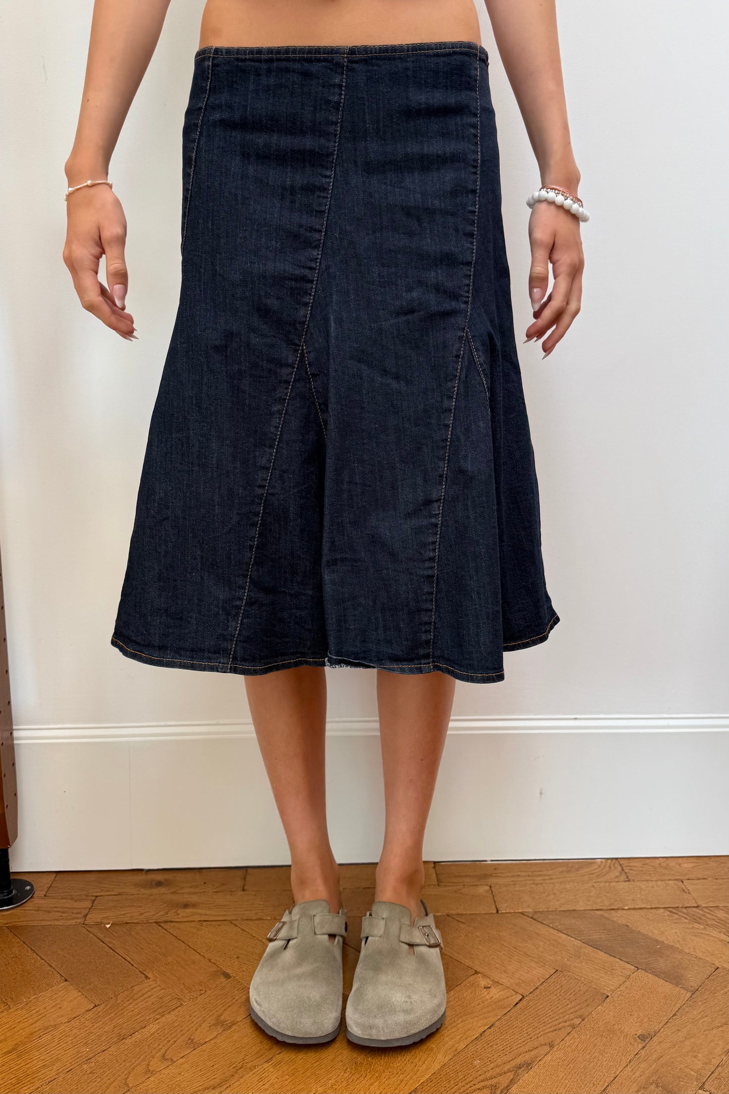 Laura Skirt -Dark Denim