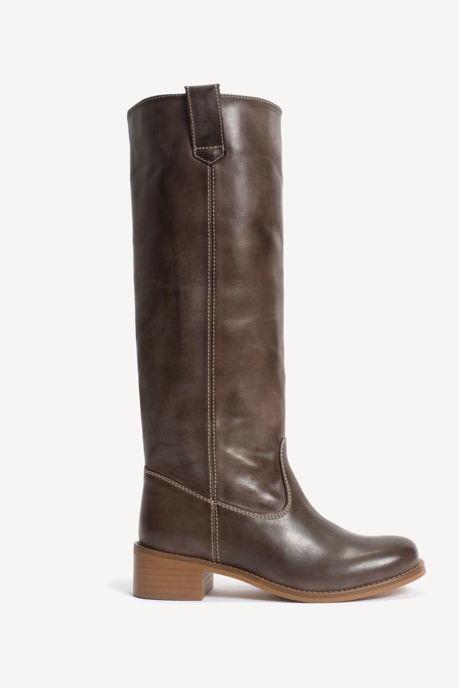 Ann Gaucho Boot Brown Escovado Leather