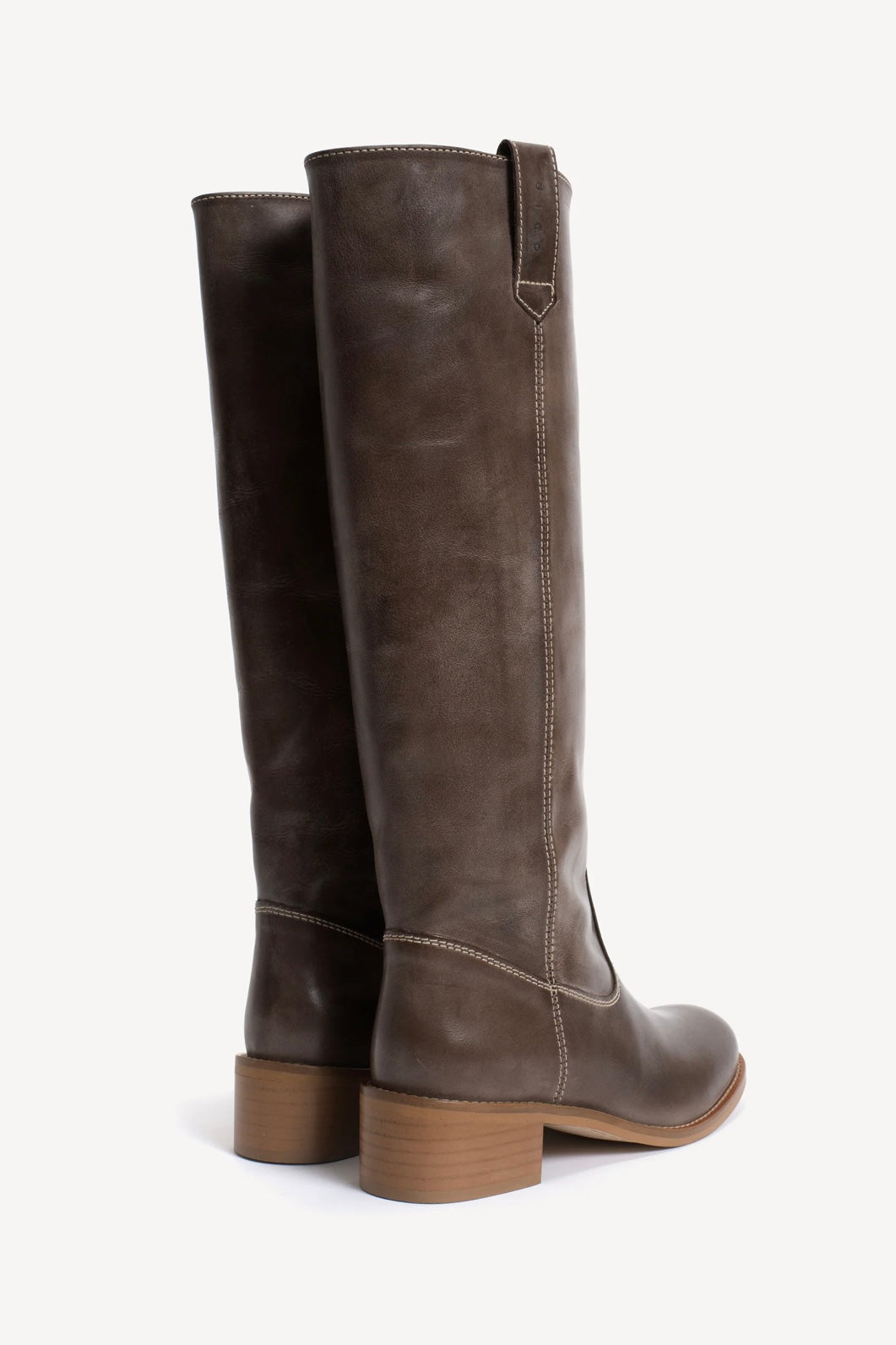 Ann Gaucho Boot Brown Escovado Leather