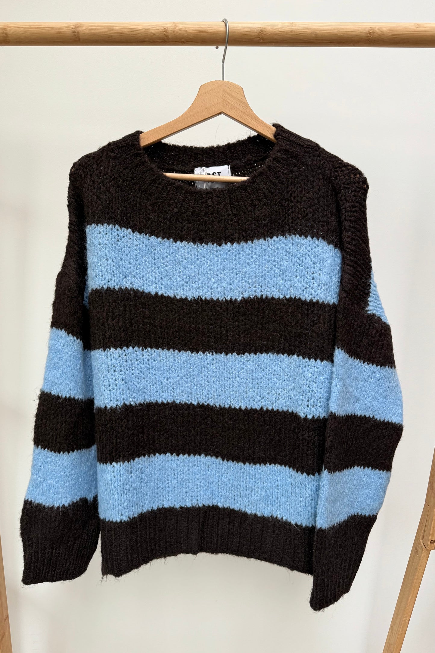 Cecilie Wool Jumper -Navy/Blue