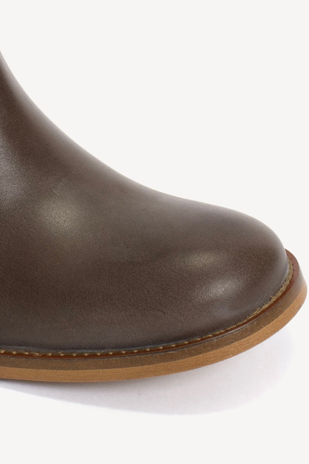 Julia Gaucho Boot in Brown Escovado Leather