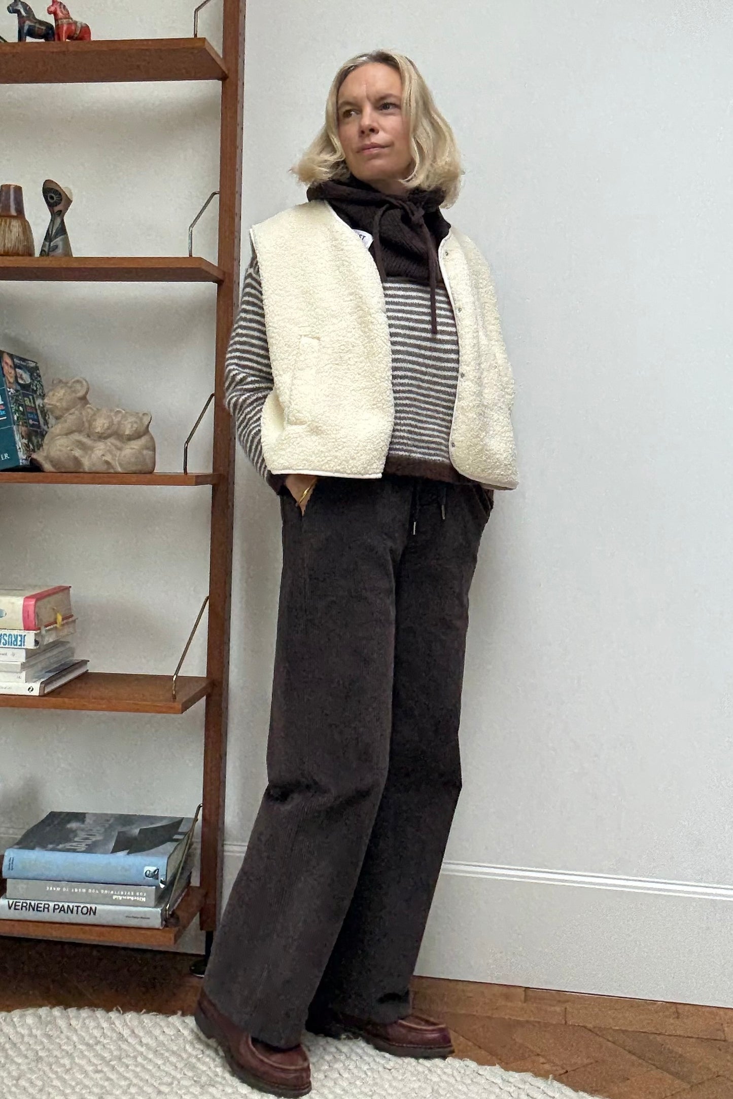 Anette Corduroy Trousers -Chocolate