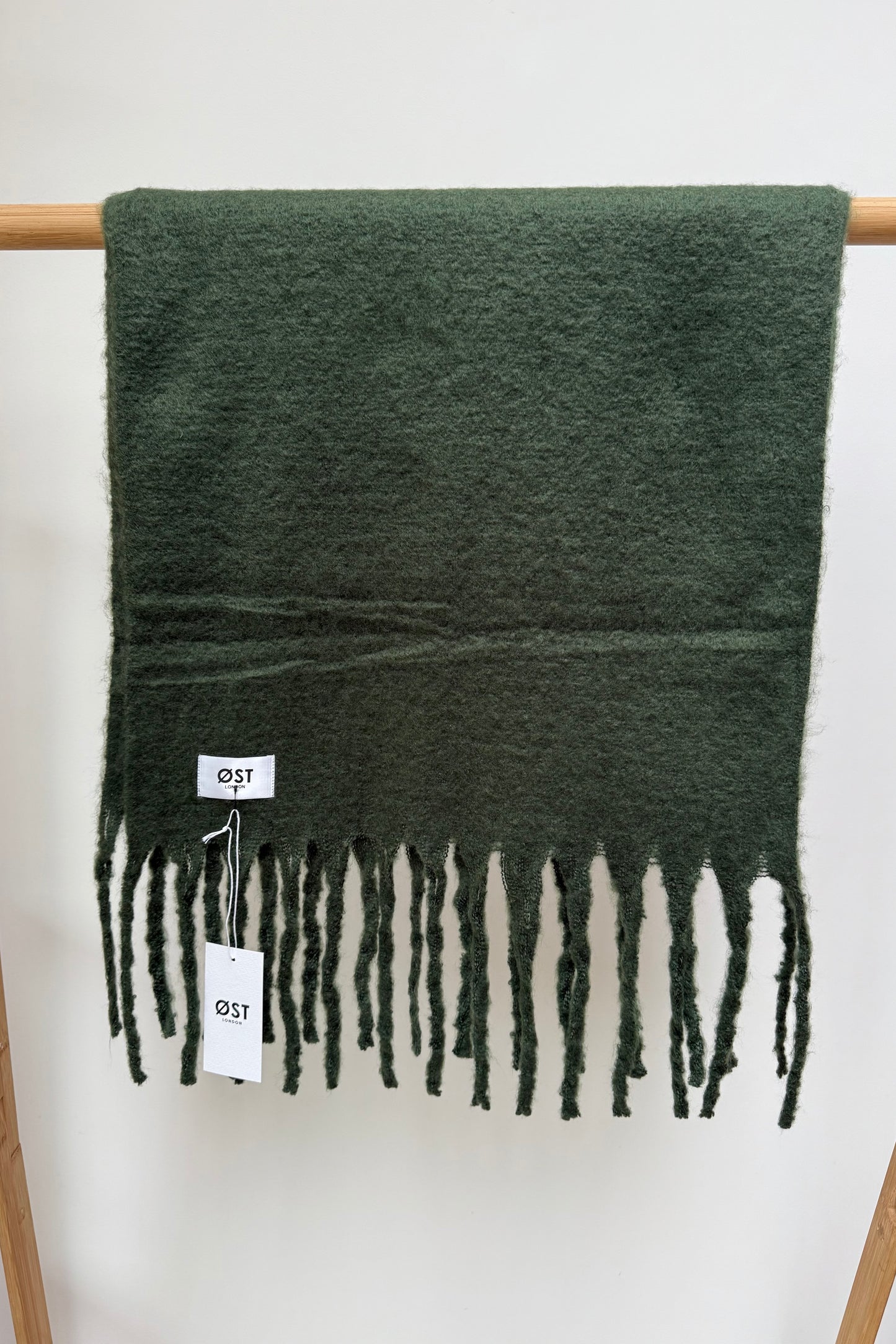 Pernille Oversized Scarf -Dark Green