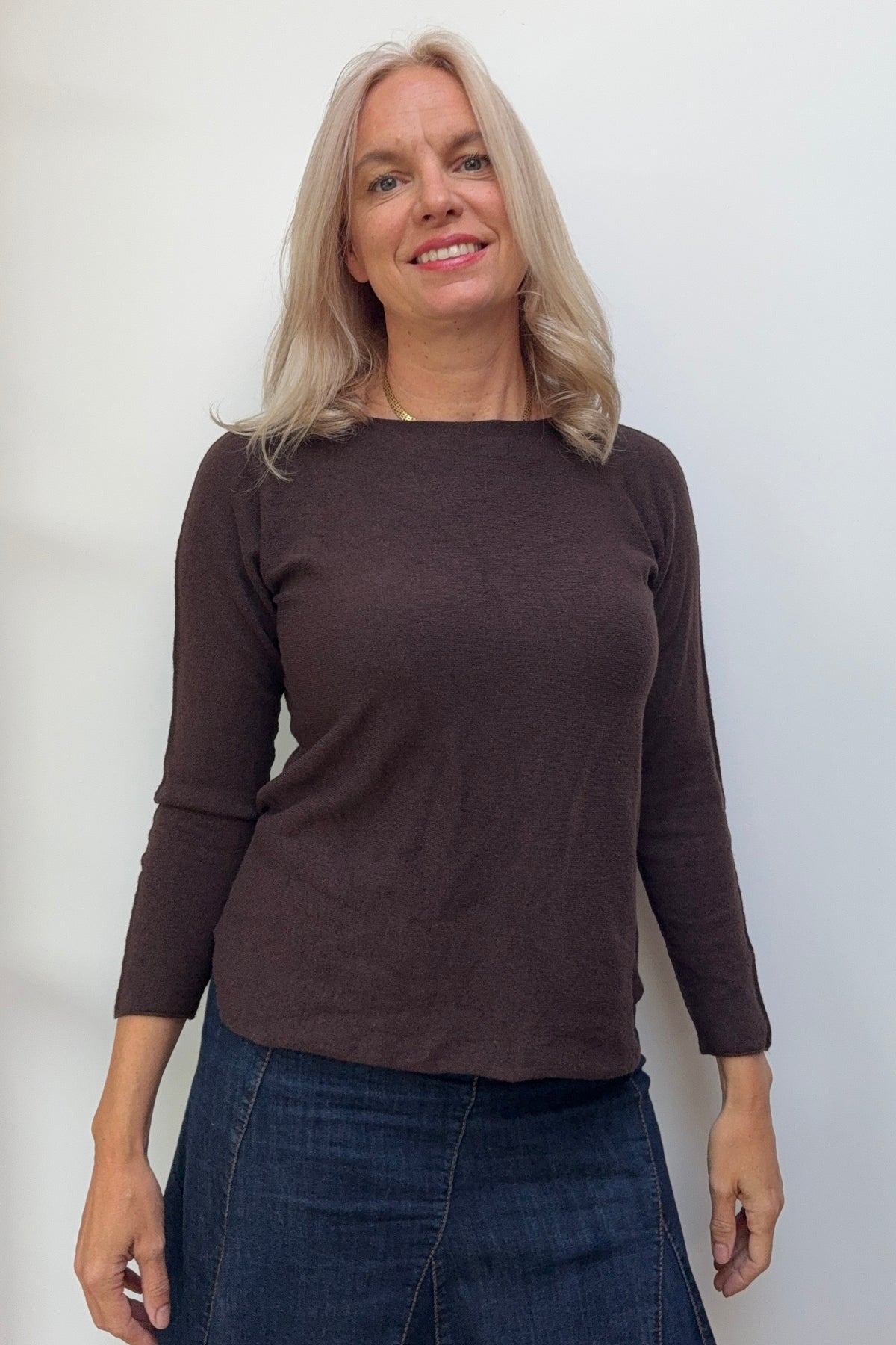 Sidse Base Layer Knit -Chocolate