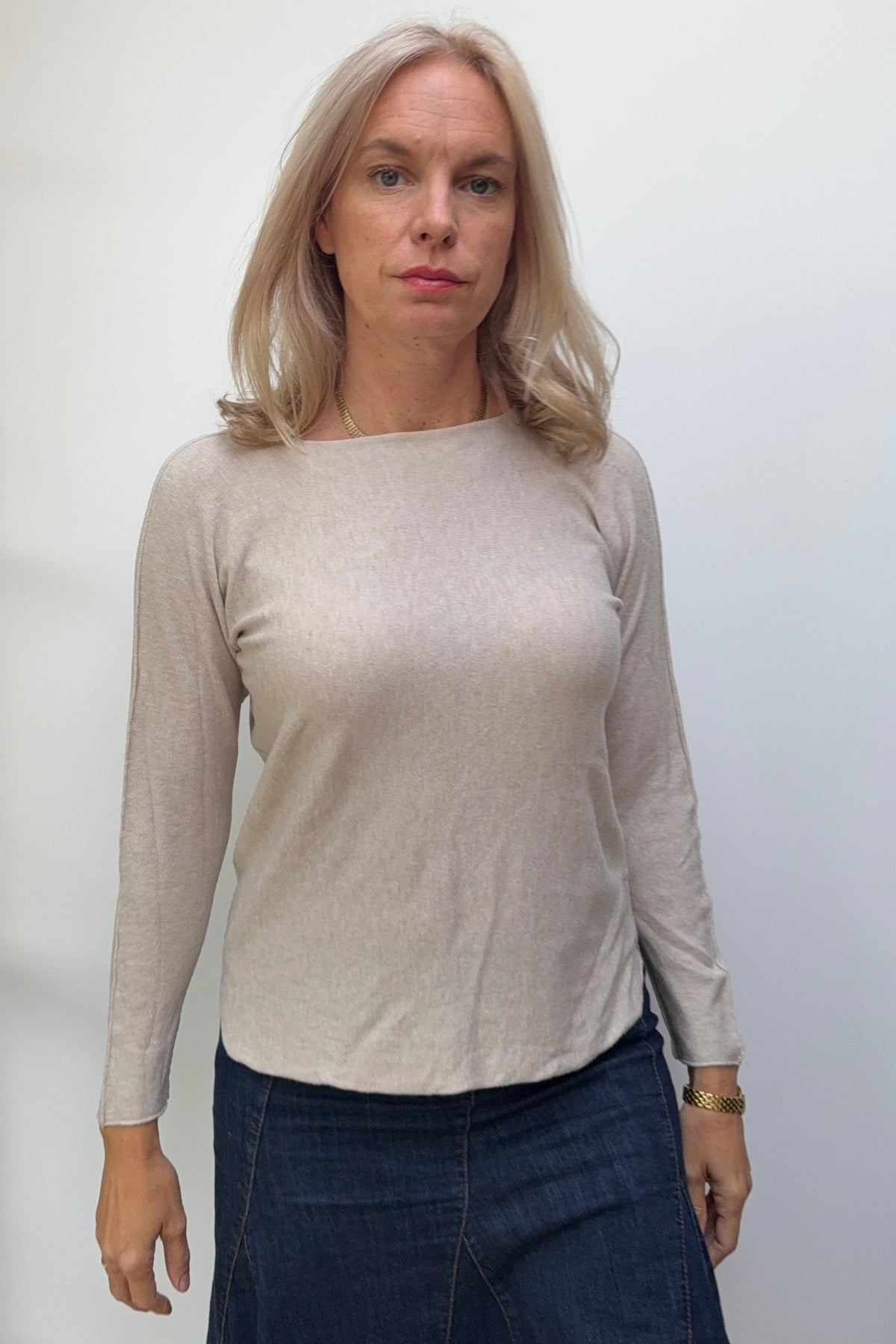 Sidse Base Layer Knit -Light Taupe - Øst London