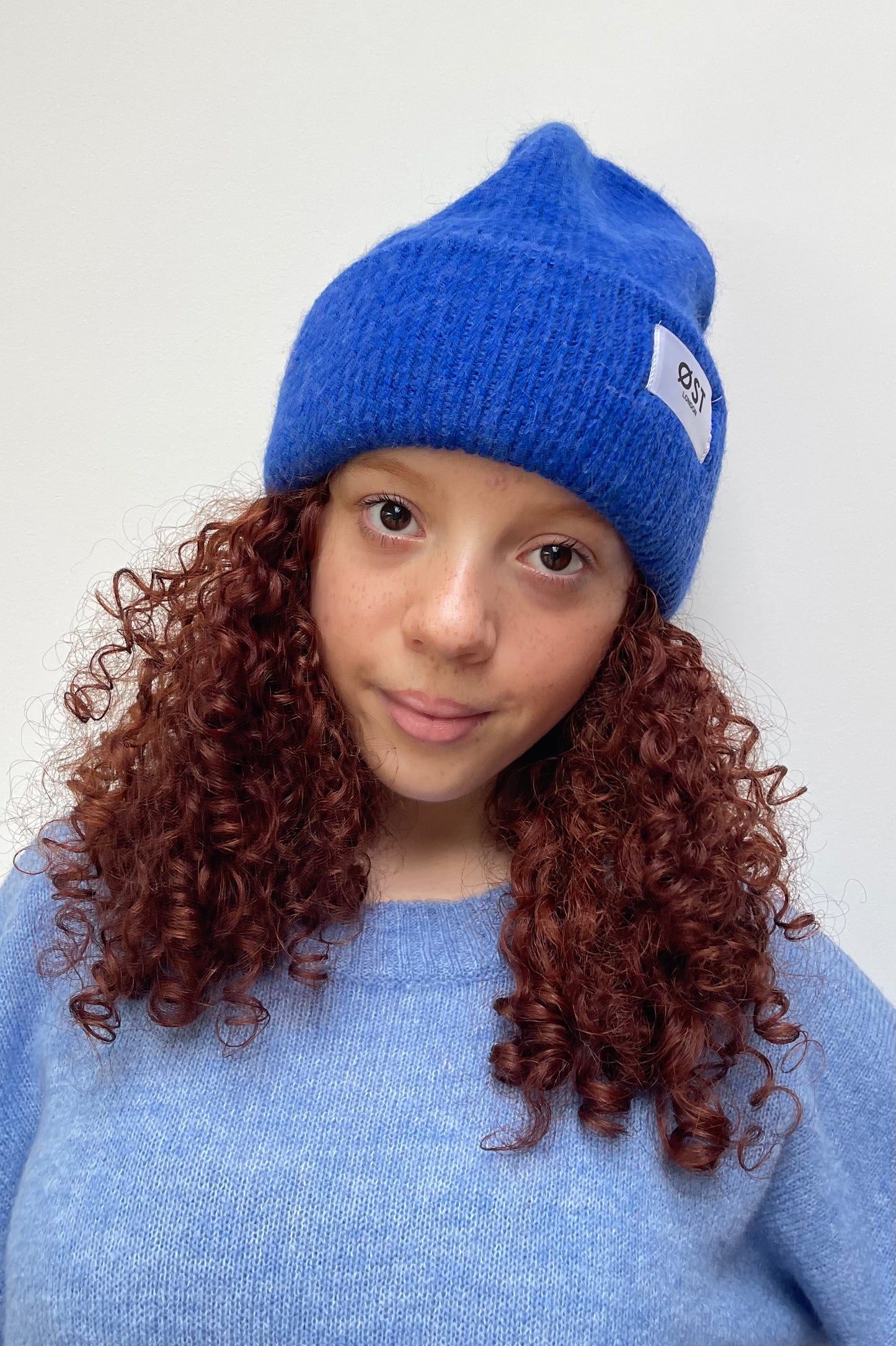 Angora beanie warm hat