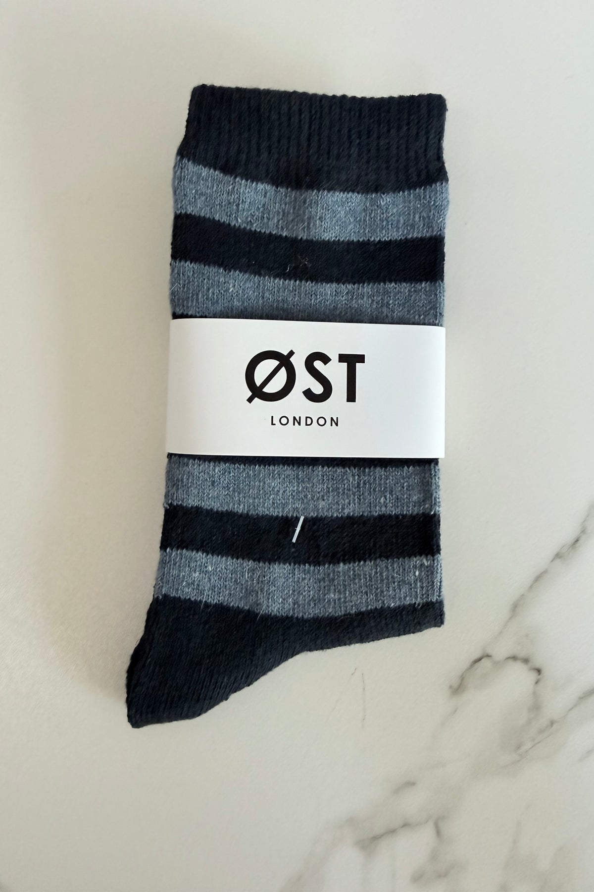 Striped Socks -Navy/Blue