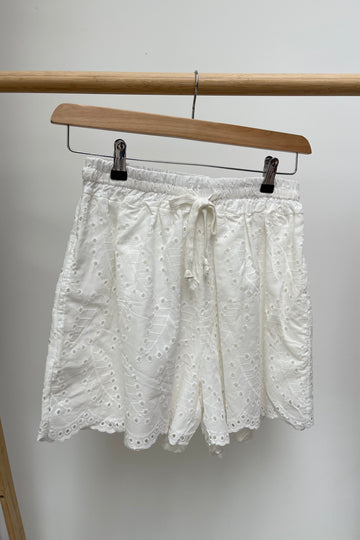 Broderie Anglase Shorts
