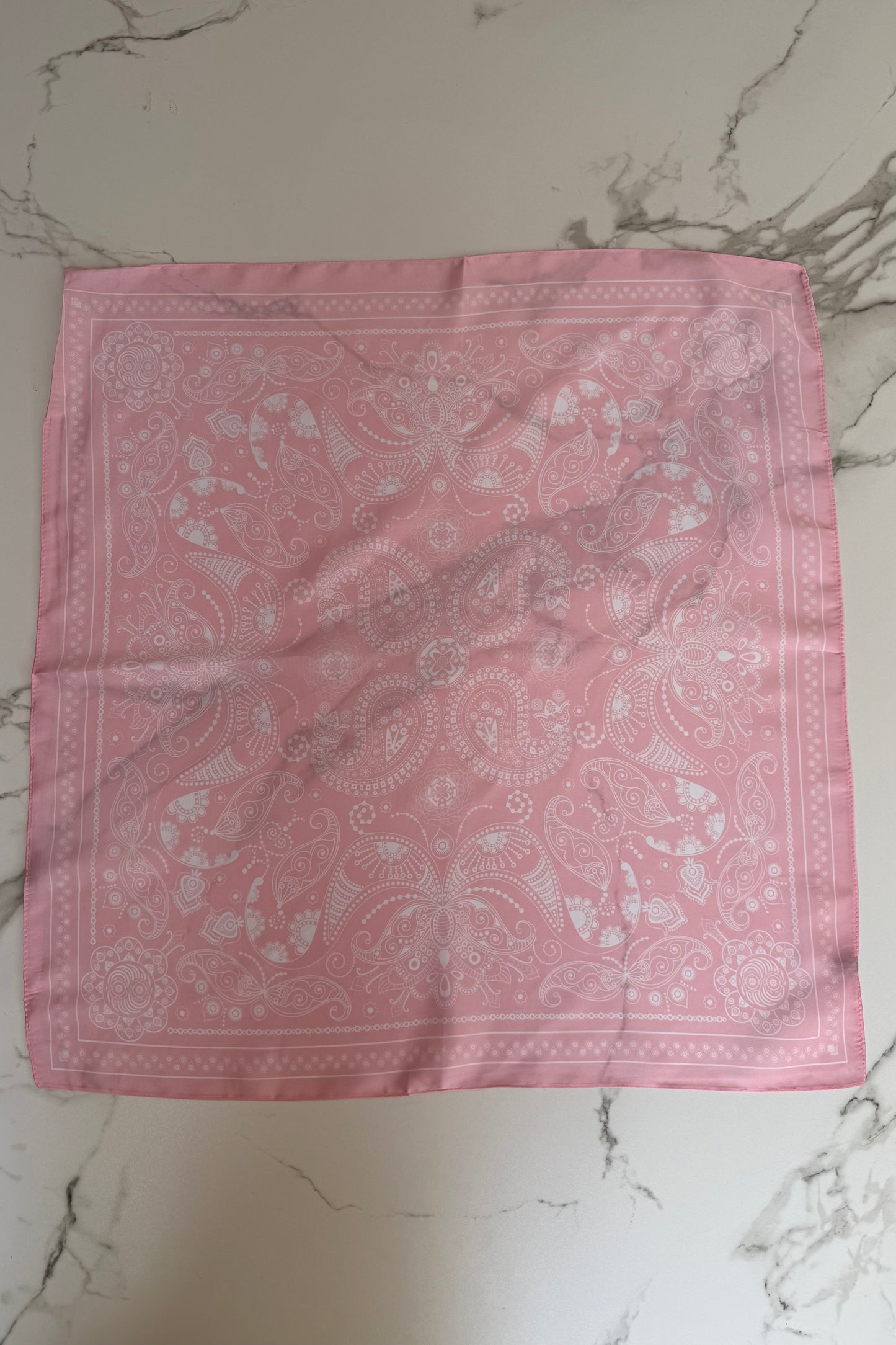 Vilja Scarf -Pink Bandana
