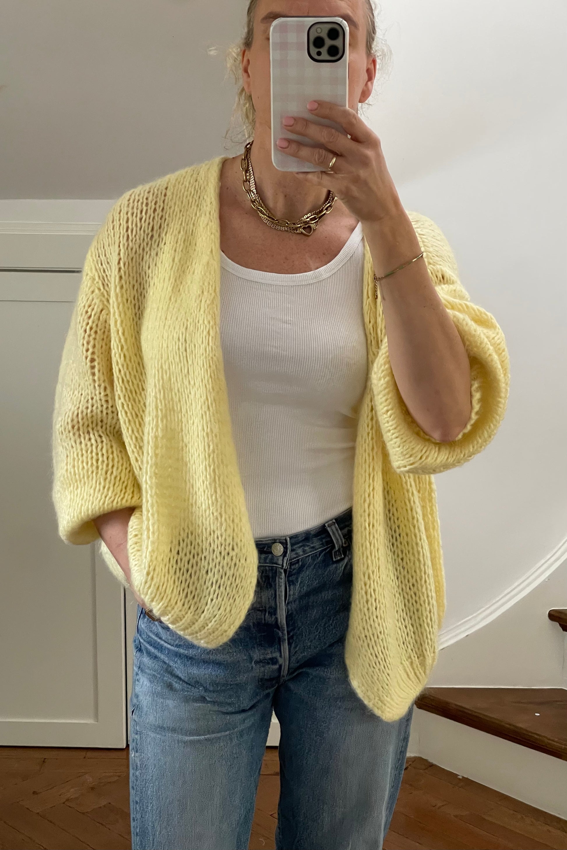 Smila Mohair Cardigan -Lemon - Øst London