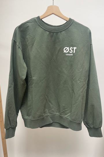 Diana Washed Crew Neck Green