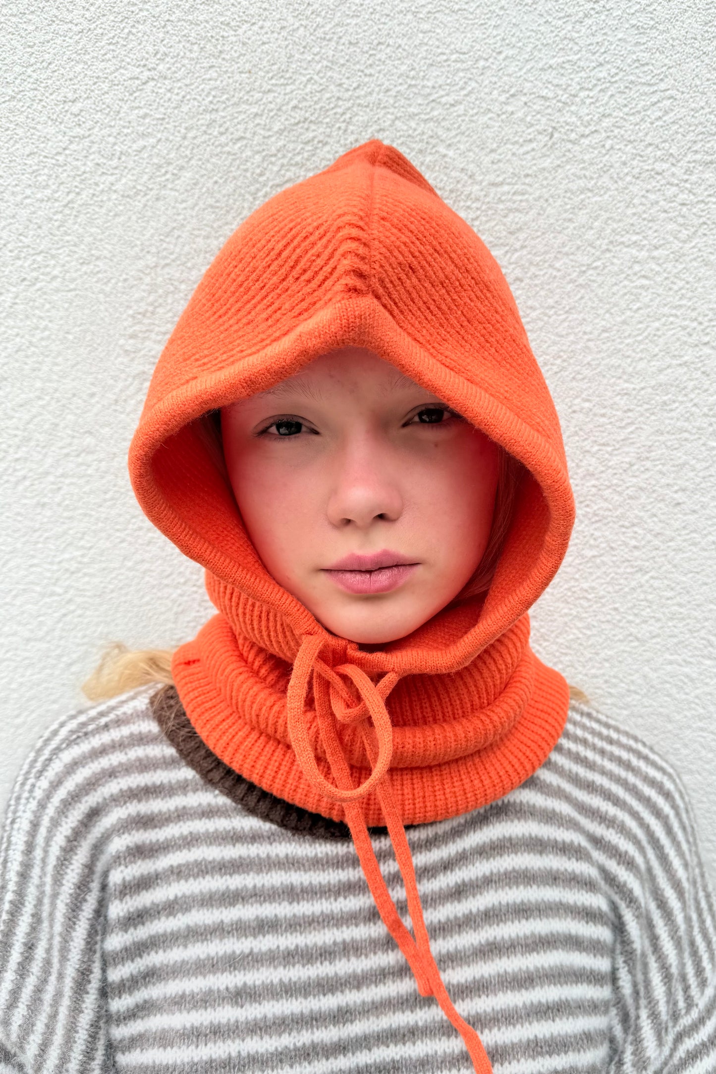 A soft, cosy wool balaclava