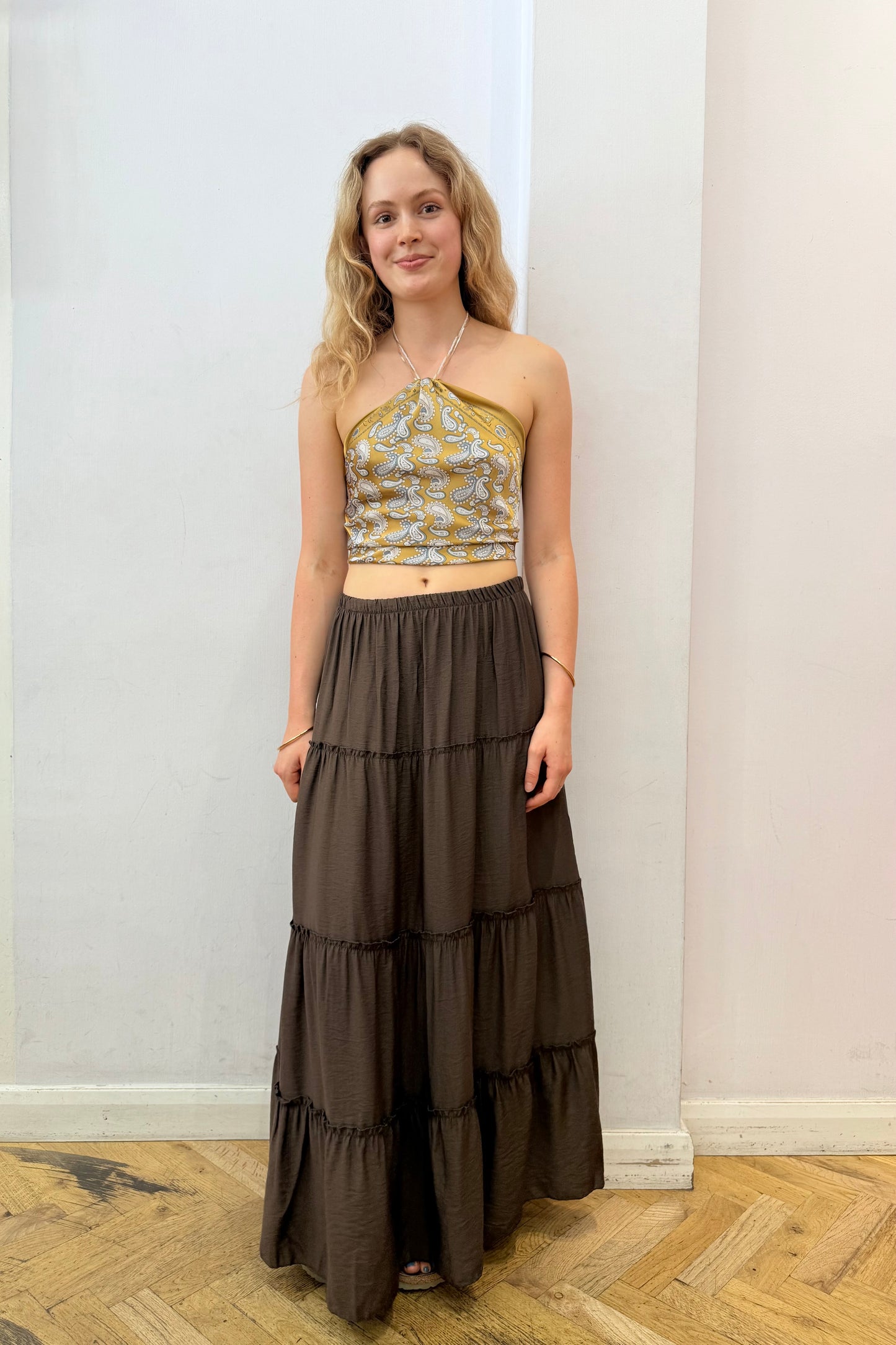 Ella Skirt -Brown