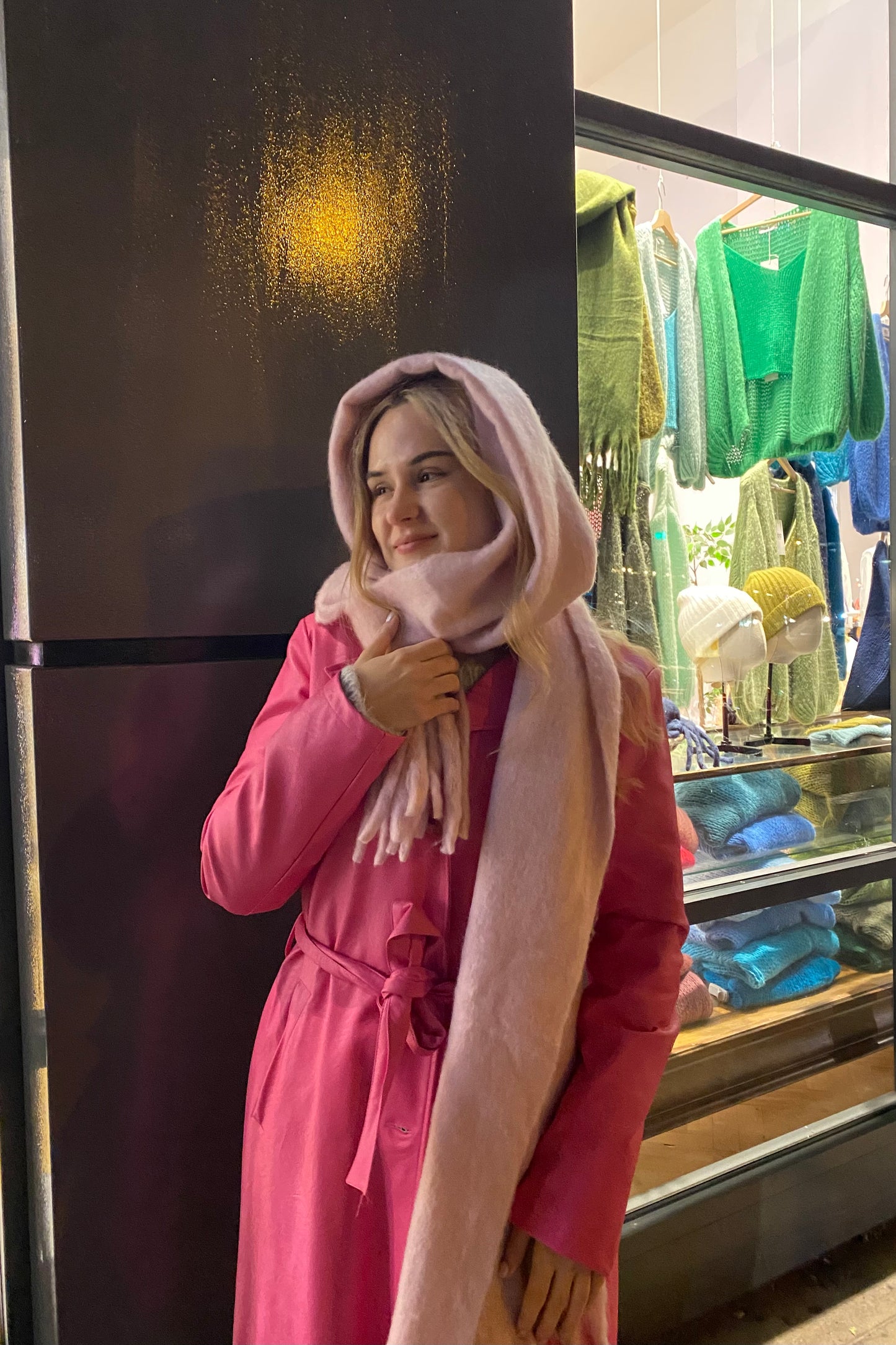 Pernille Scarf -Soft Pink - Øst London