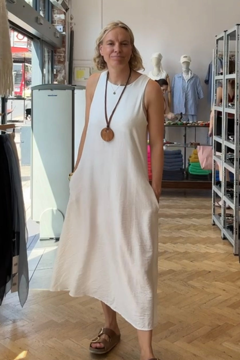 Ella Dress -White