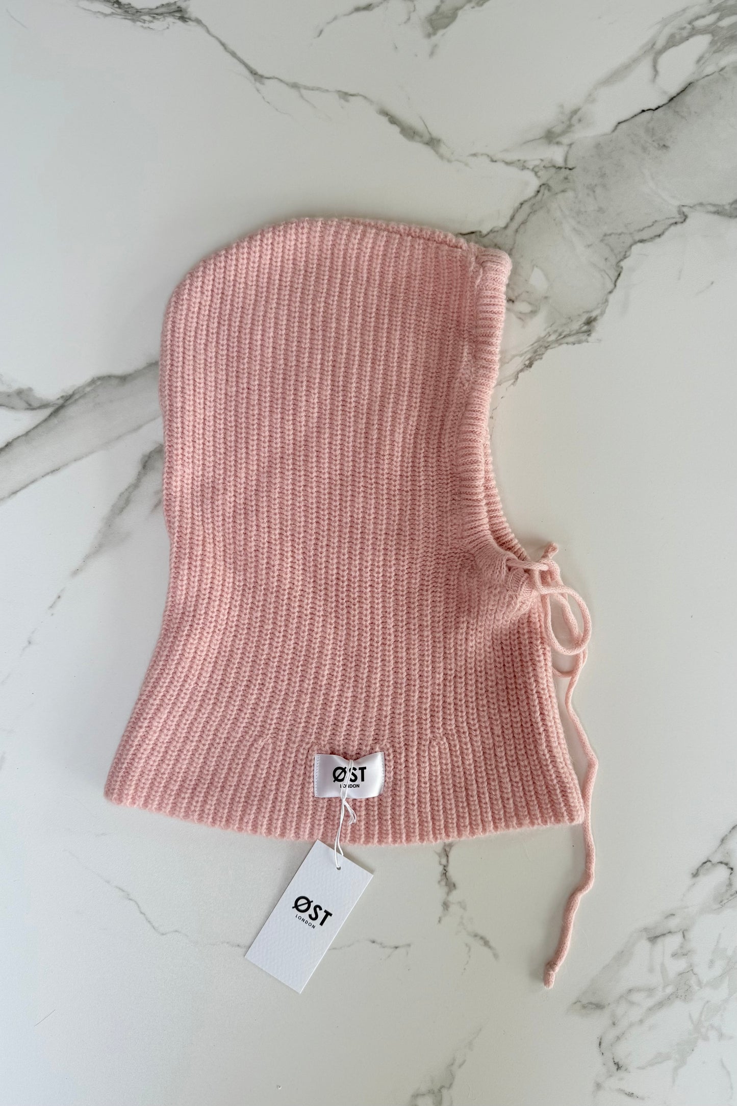 Marie Mohair Balaclava -Soft Pink - Øst London