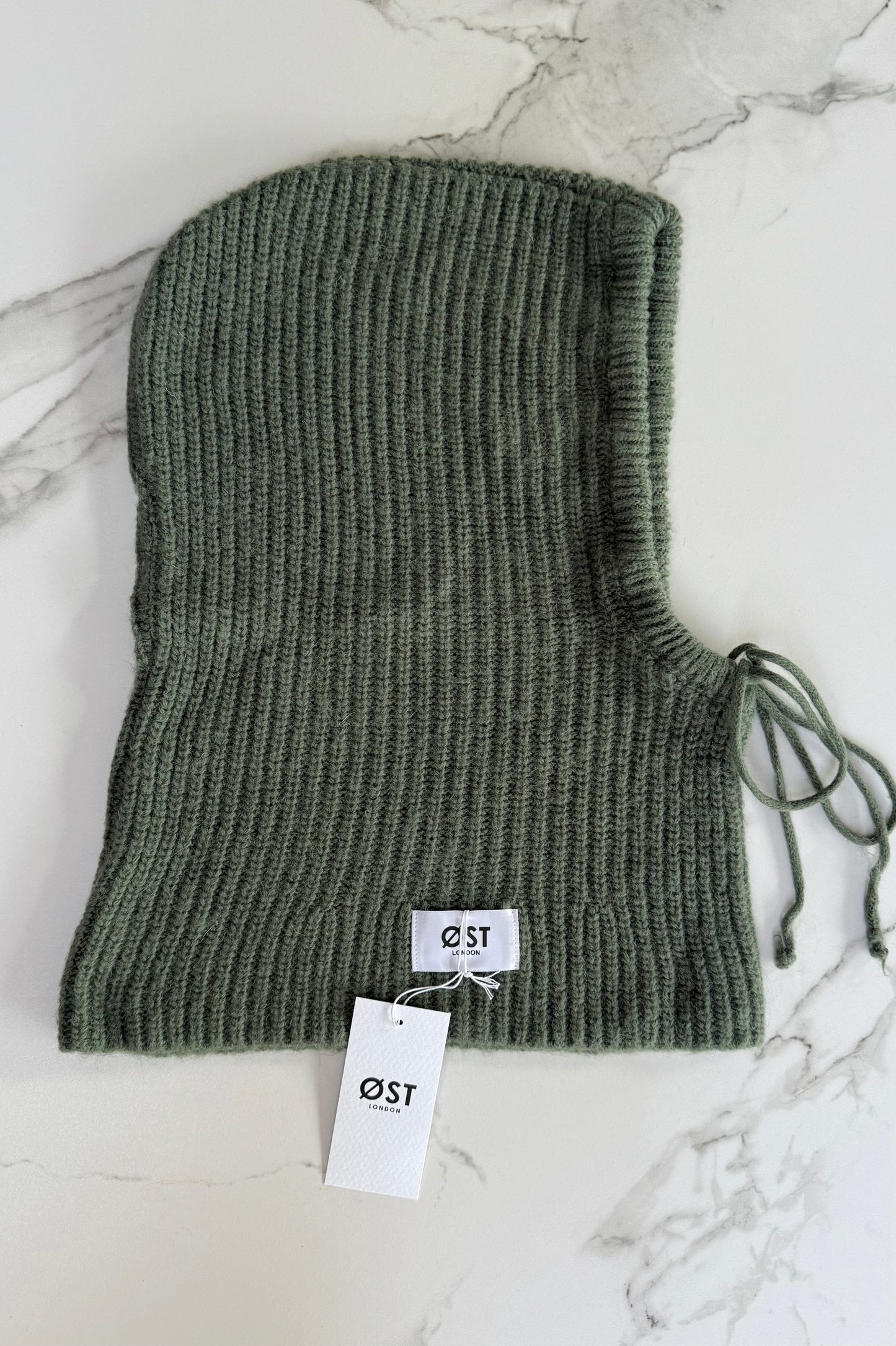 Marie Mohair Balaclava-Khaki - Øst London