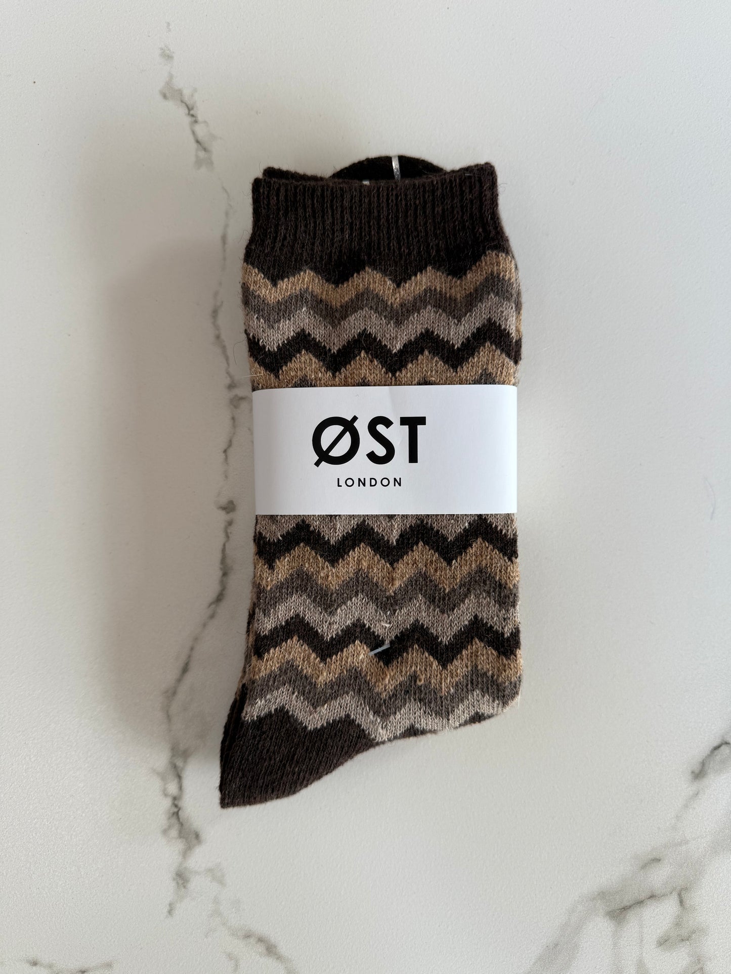 Irene Wool Sicks -Brown