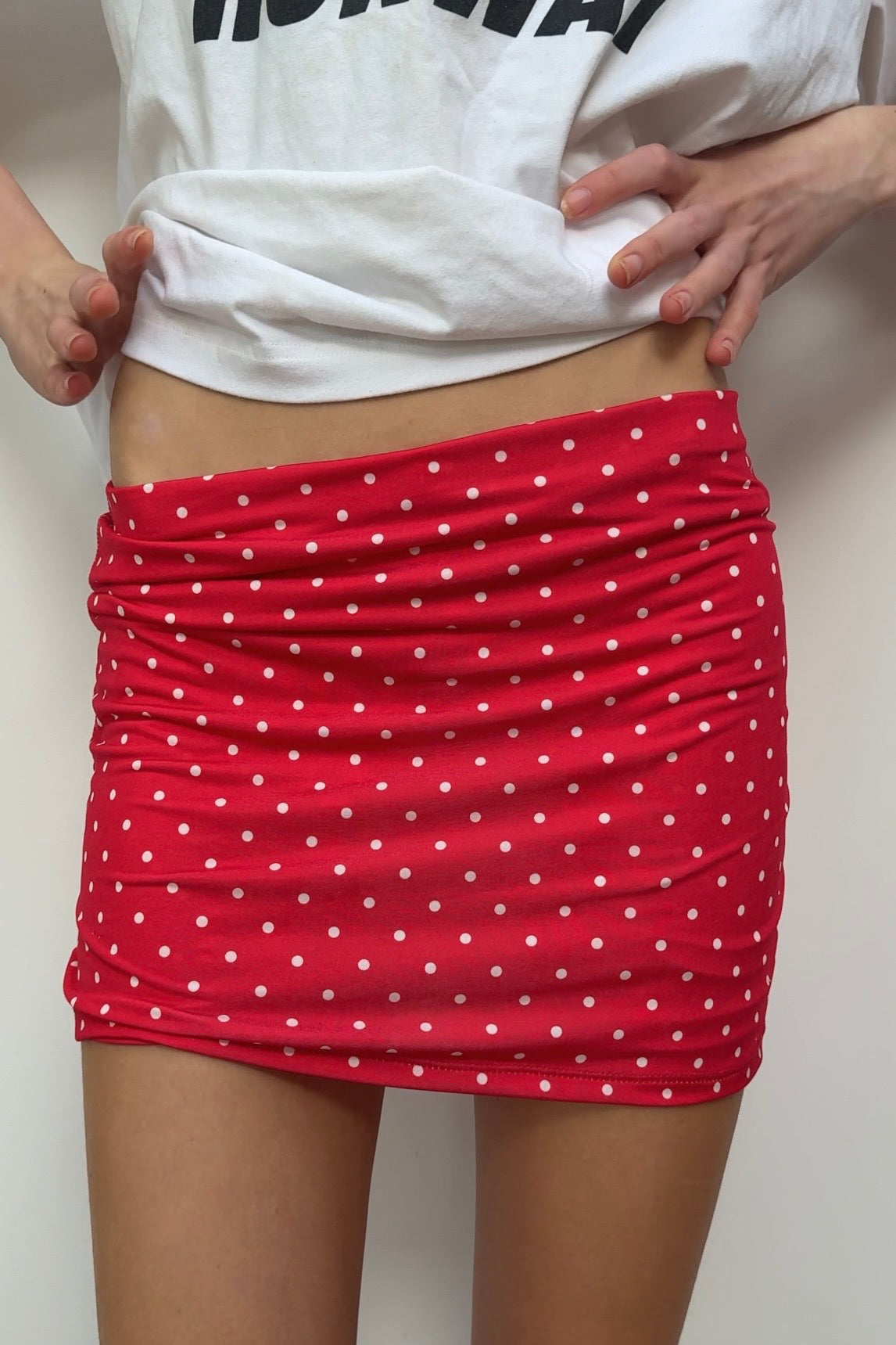 Holly Mini Skort -Red