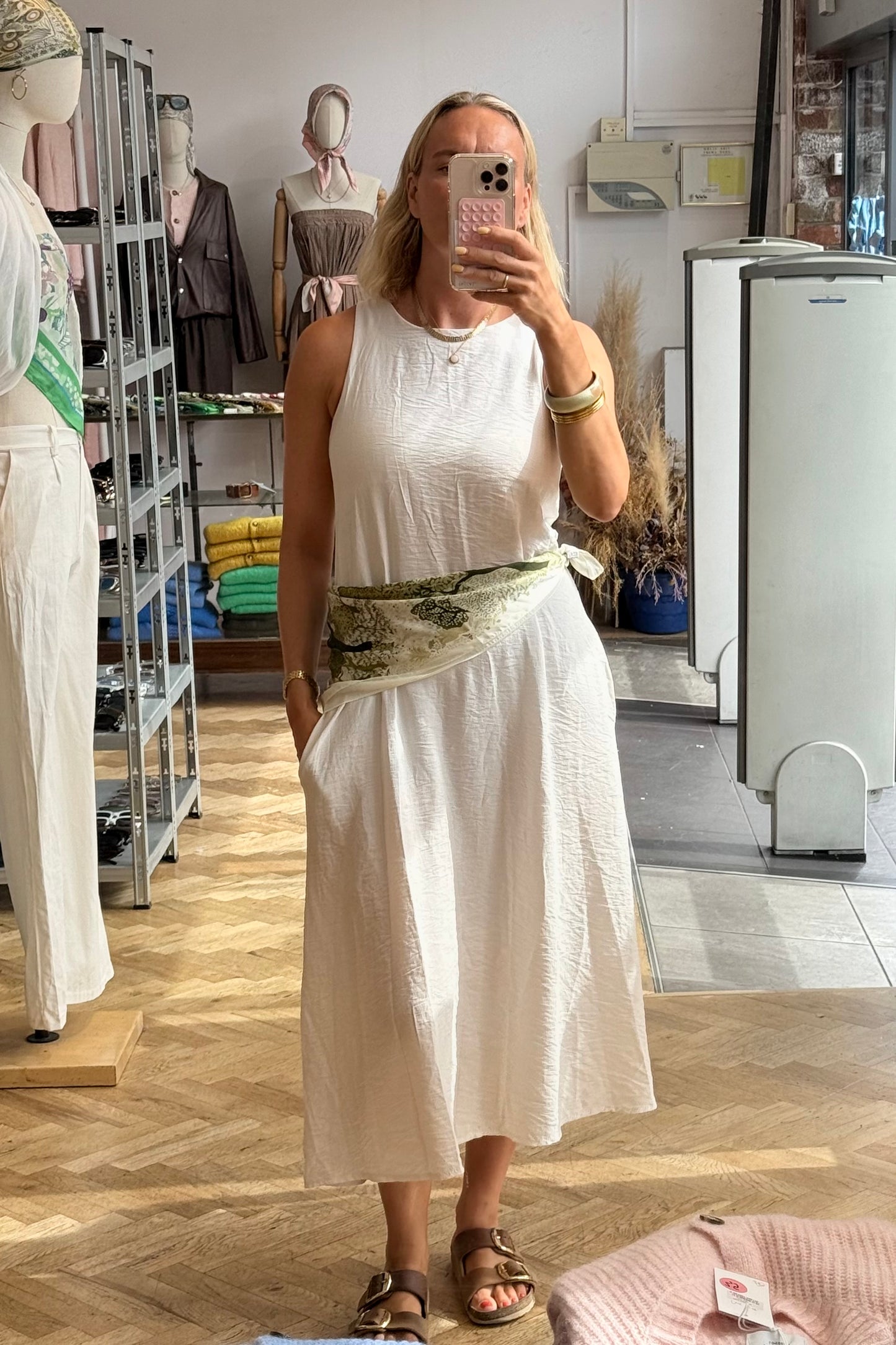 Ella Dress -White