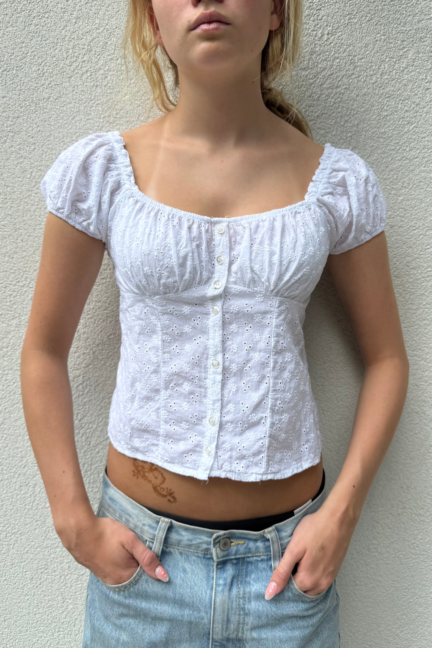 Sabine Broderie Top