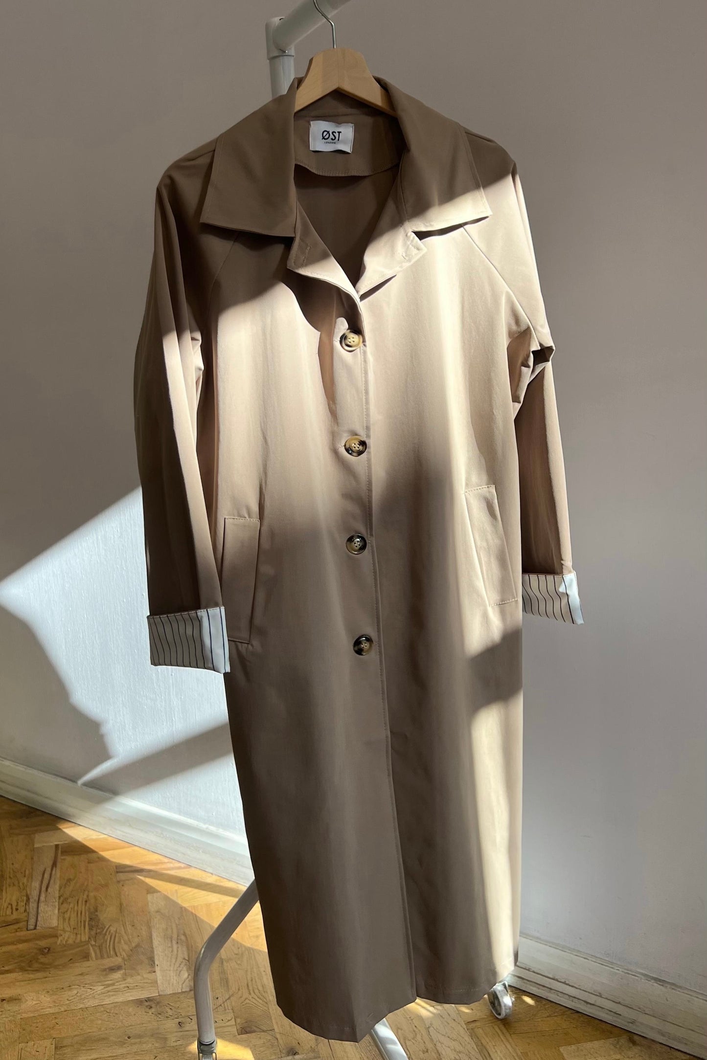 Luna Trench Coat -Taupe
