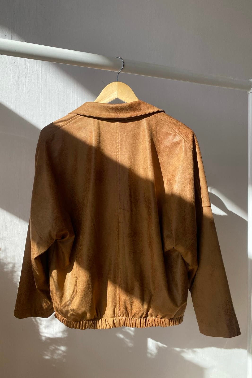 Rakel Vegan Leather Jacket -Cognac