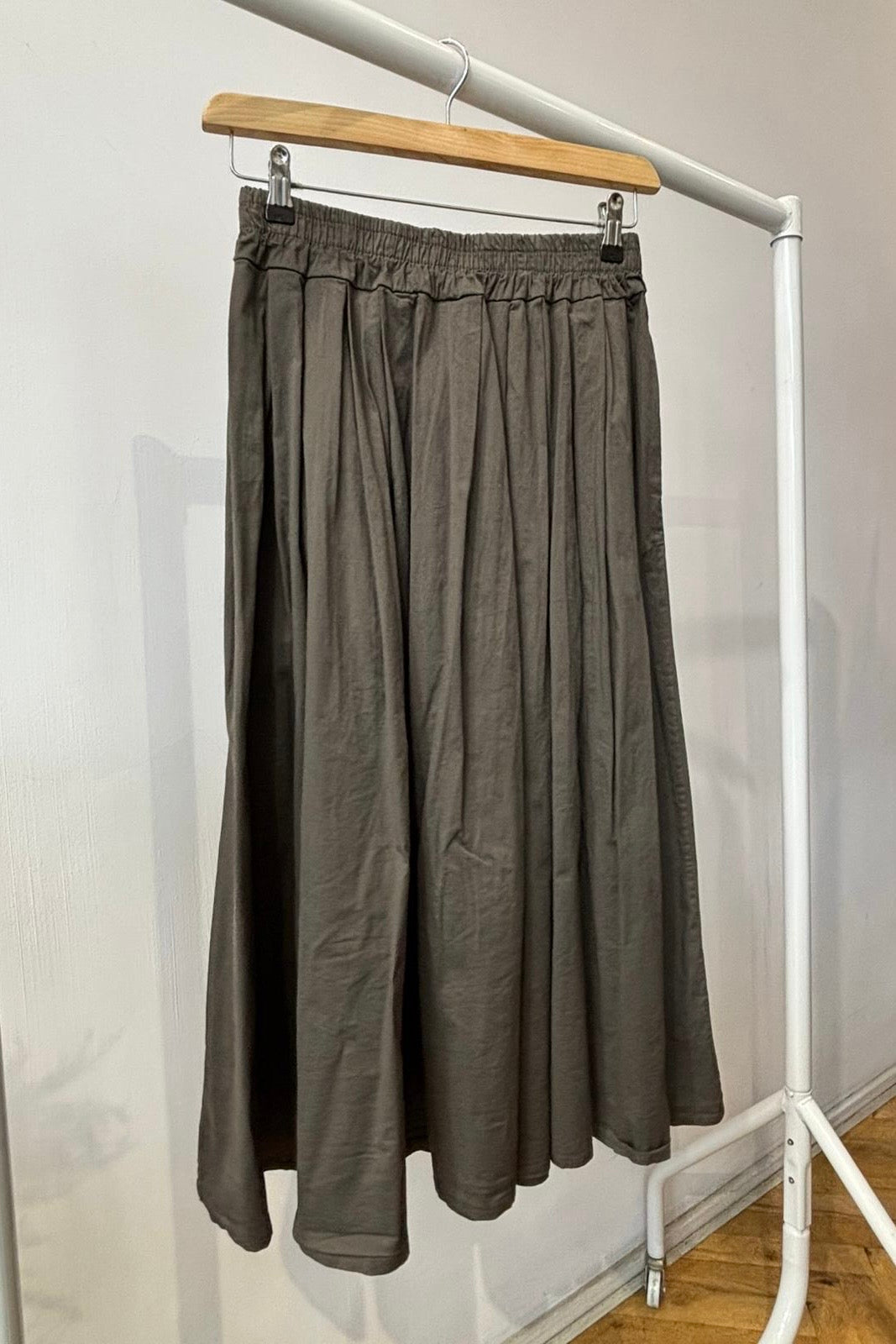 Malene Medi Skirt -Brown