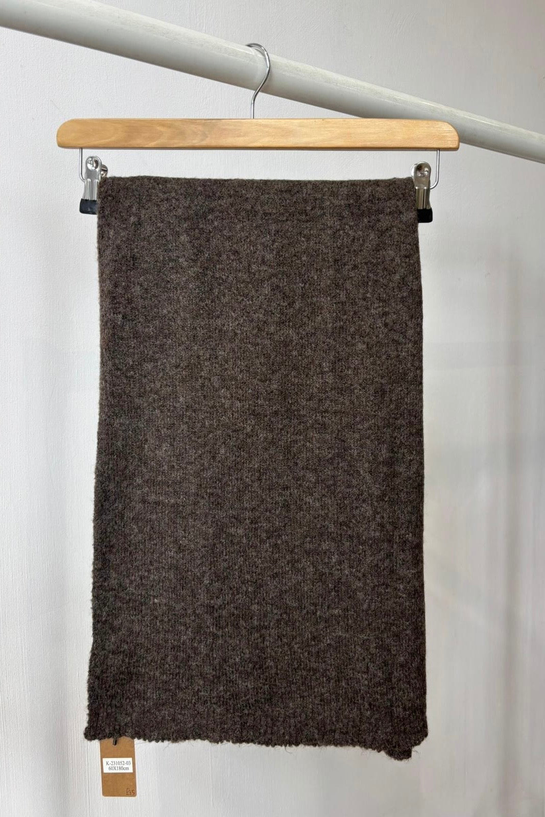 Copenhagen Wool Scarf -Brown