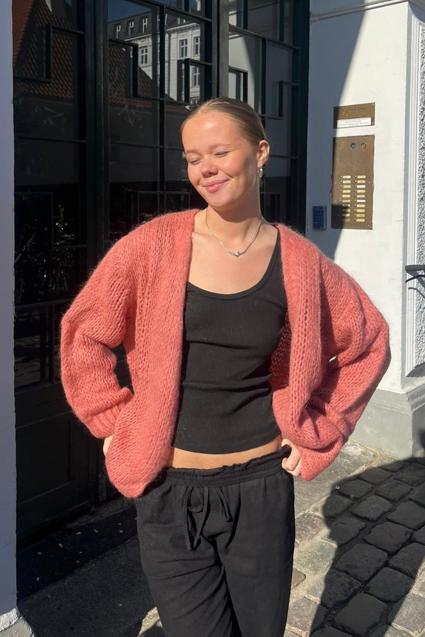 Smila Mohair Cardigan -Rosa