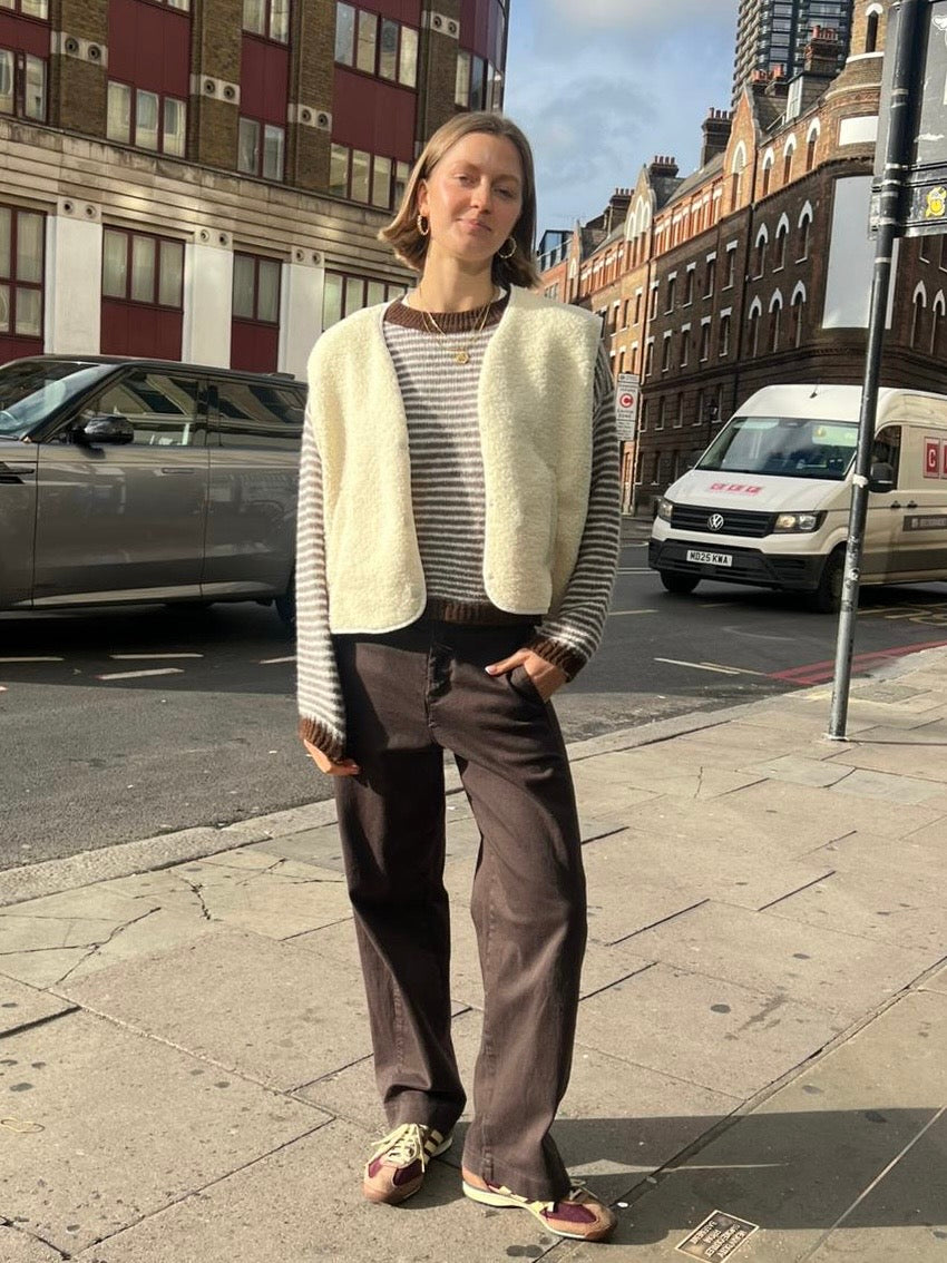 Nanna Wool Jumper -Brown