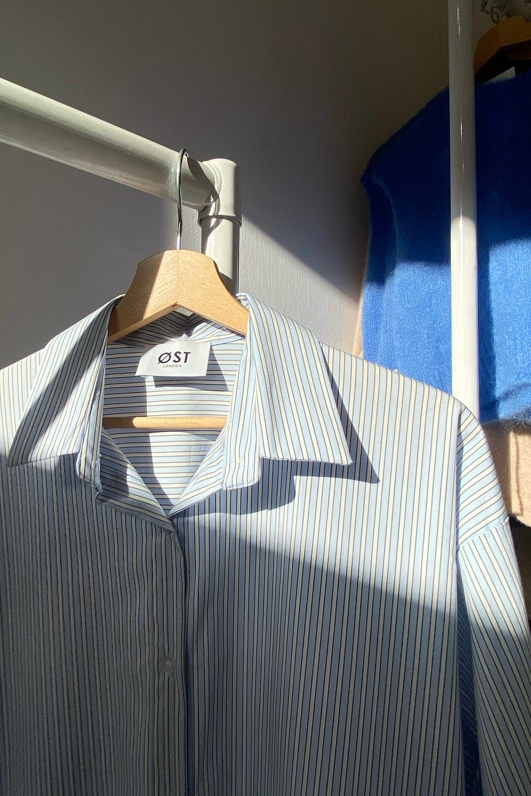 Ulla Oversized Shirt -Blue Strip